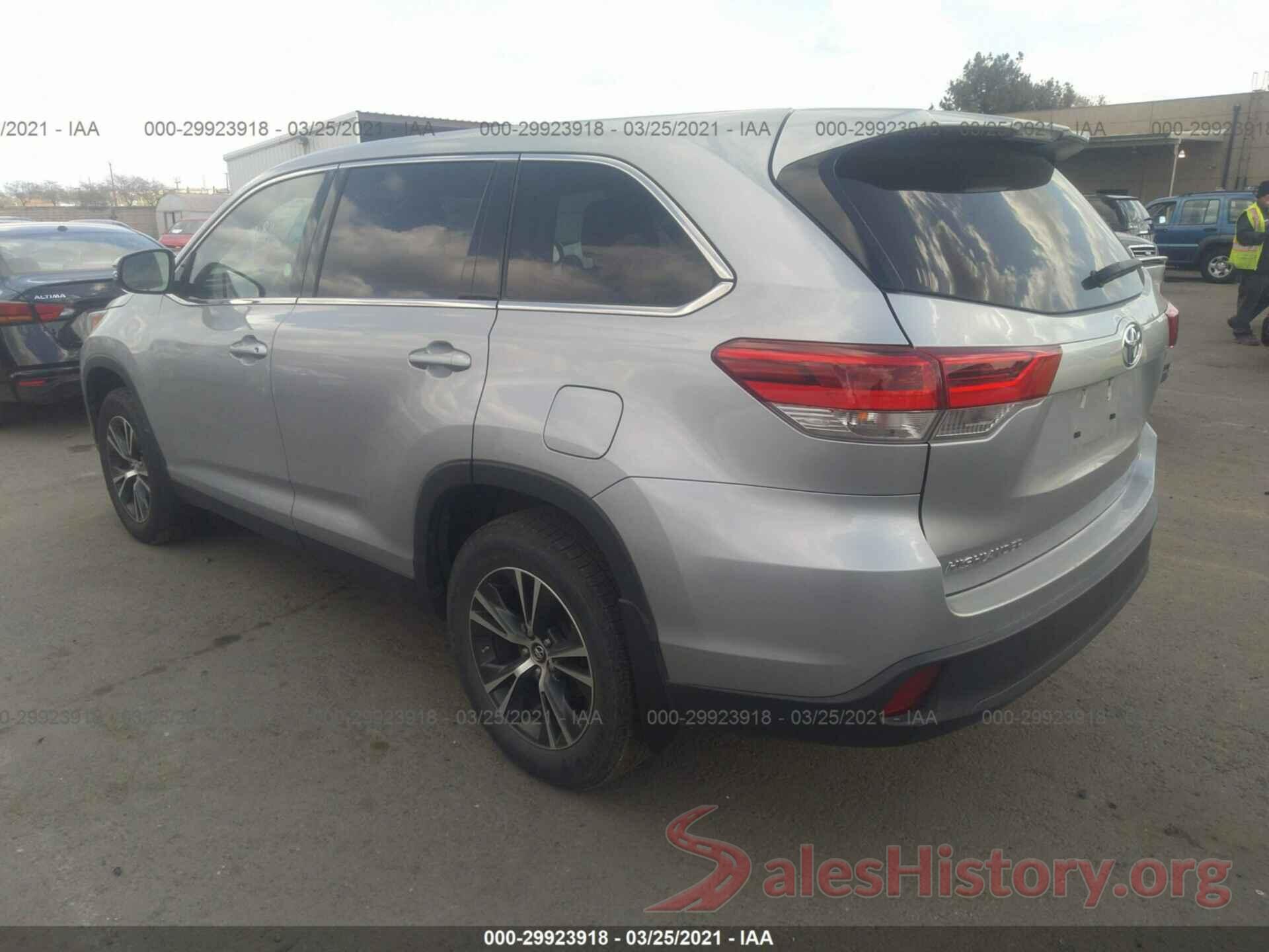 5TDBZRFH8KS980173 2019 TOYOTA HIGHLANDER