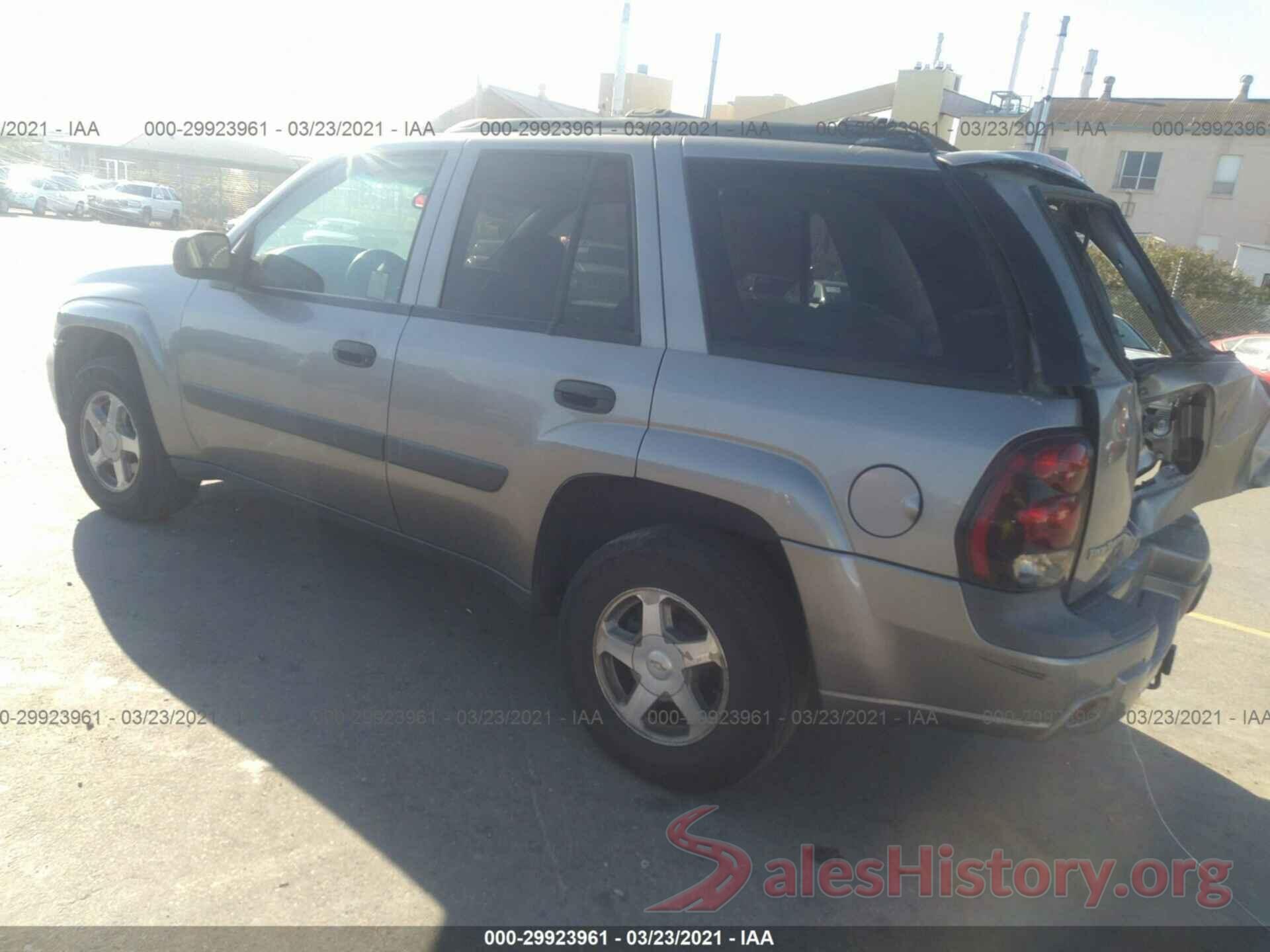 JTMWFREV0GJ093642 2005 CHEVROLET TRAILBLAZER