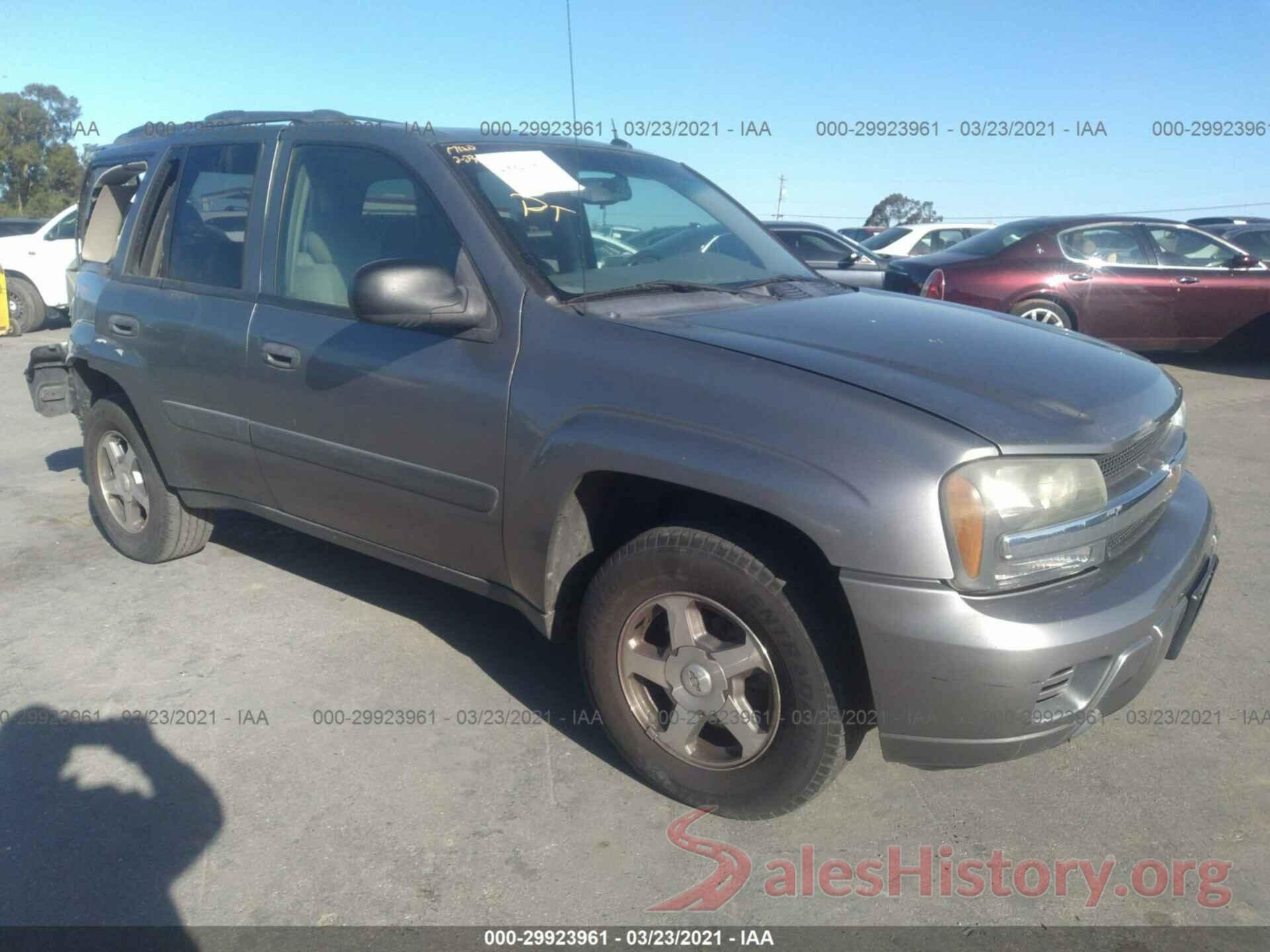 JTMWFREV0GJ093642 2005 CHEVROLET TRAILBLAZER