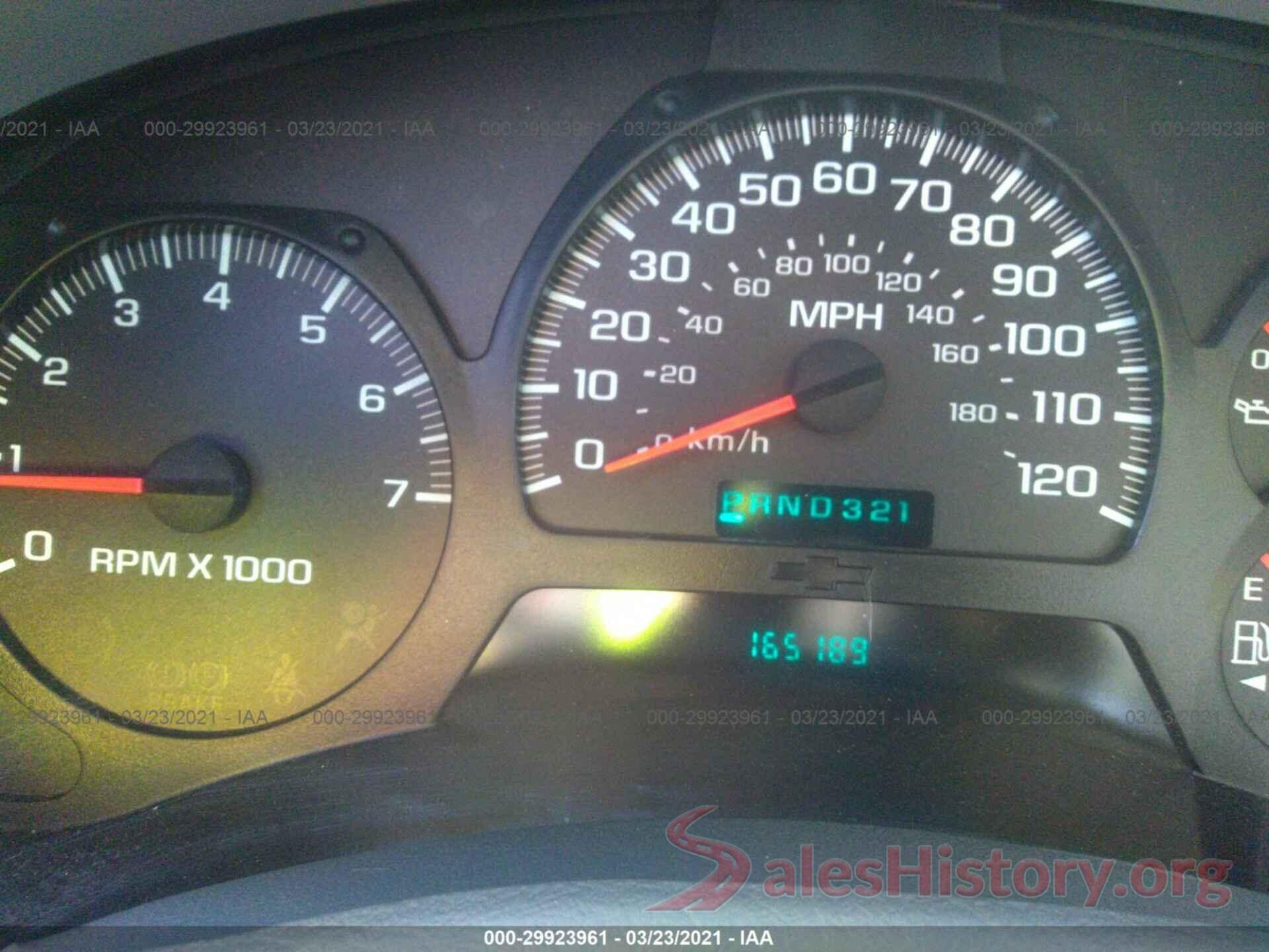 JTMWFREV0GJ093642 2005 CHEVROLET TRAILBLAZER