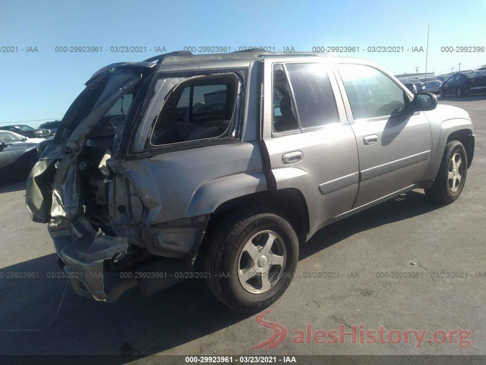 JTMWFREV0GJ093642 2005 CHEVROLET TRAILBLAZER