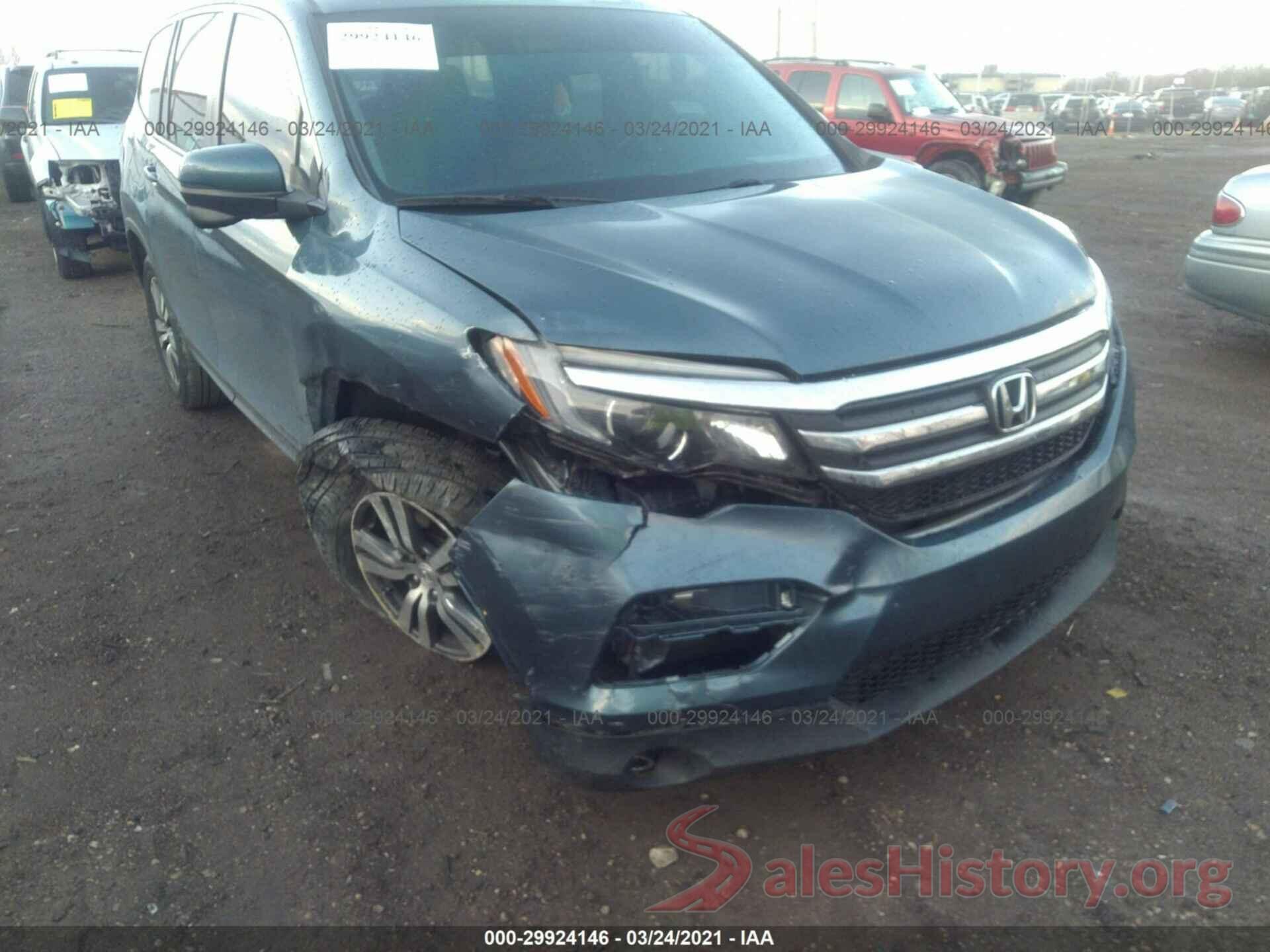 5FNYF6H85HB060822 2017 HONDA PILOT