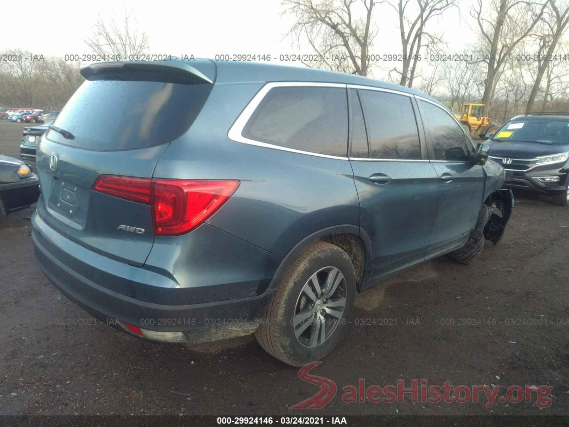 5FNYF6H85HB060822 2017 HONDA PILOT