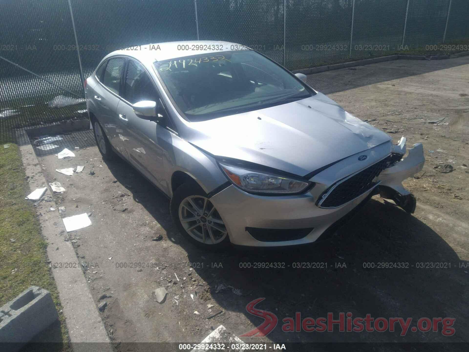 1FADP3F2XHL236422 2017 FORD FOCUS