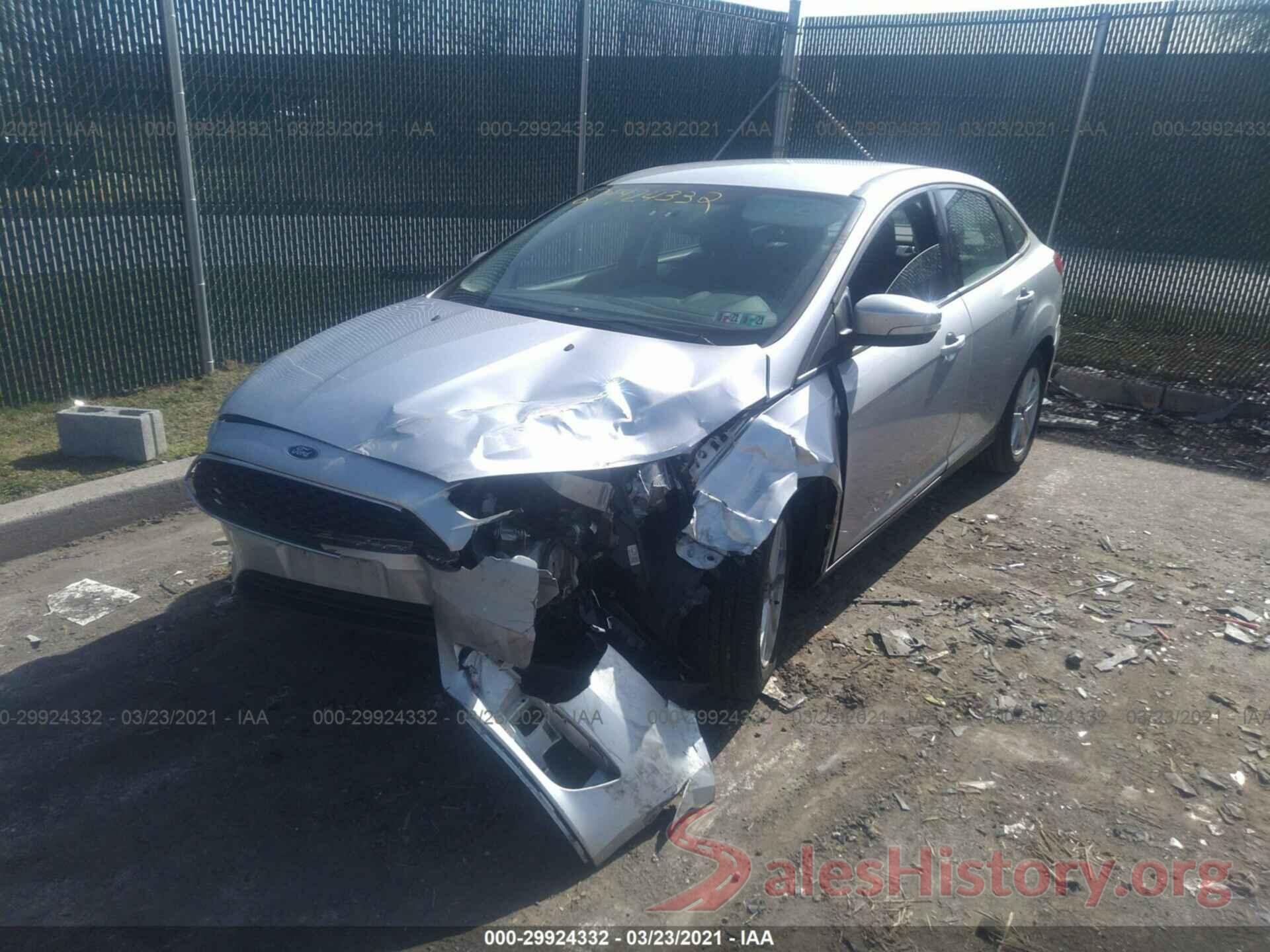 1FADP3F2XHL236422 2017 FORD FOCUS