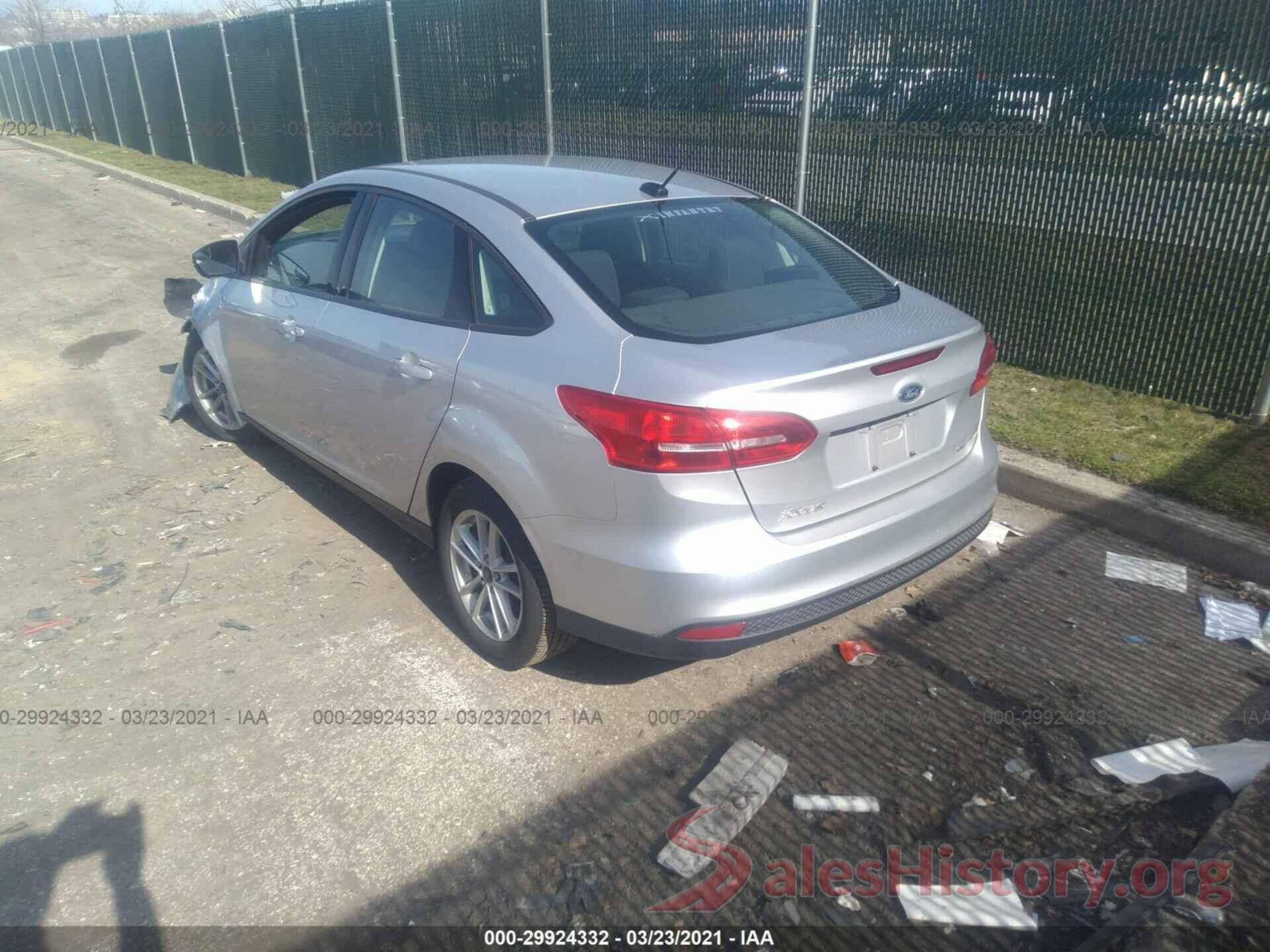 1FADP3F2XHL236422 2017 FORD FOCUS