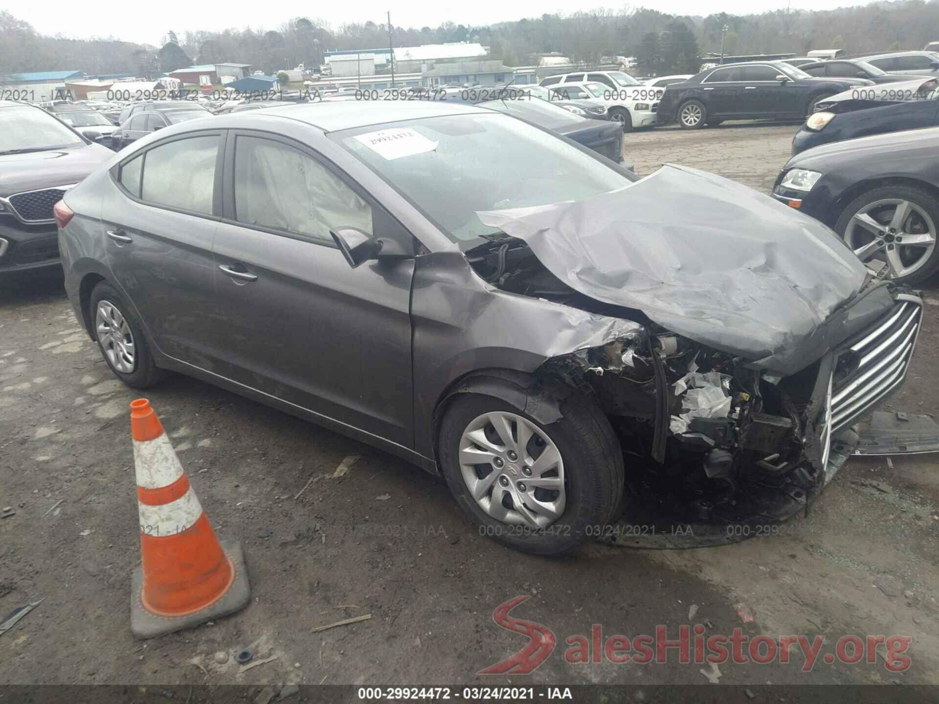 5NPD74LF3JH350733 2018 HYUNDAI ELANTRA