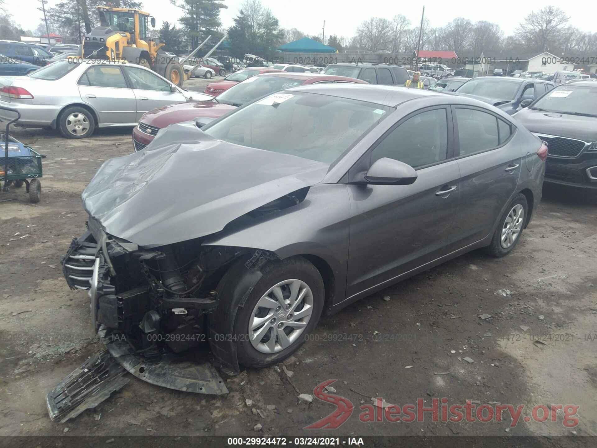 5NPD74LF3JH350733 2018 HYUNDAI ELANTRA