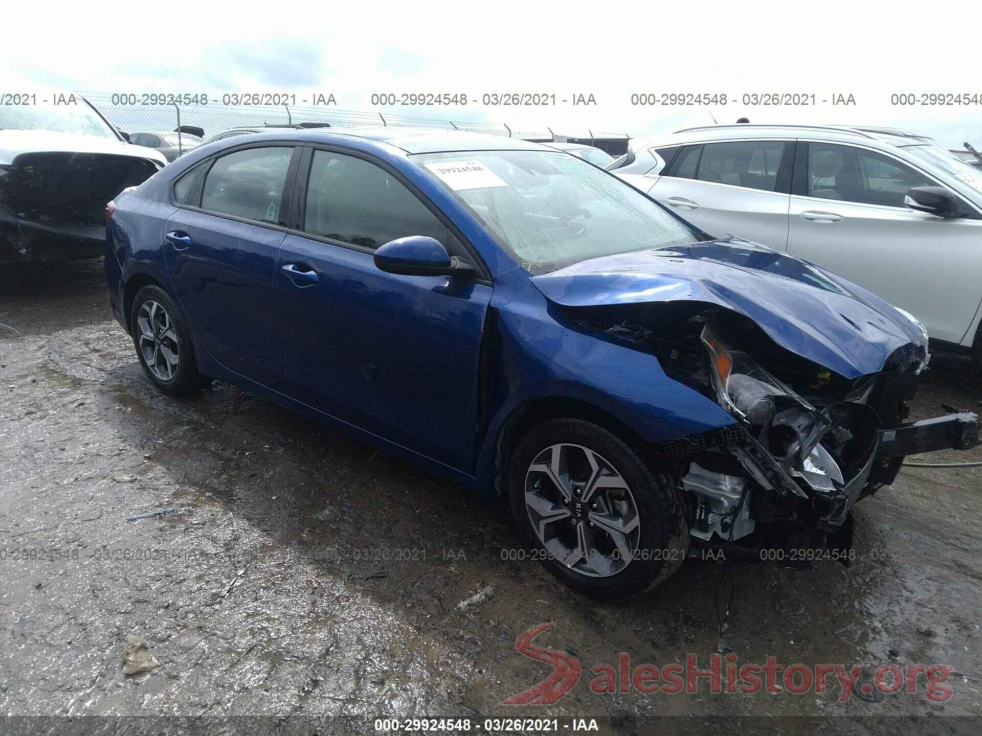 3KPF24AD8LE231446 2020 KIA FORTE