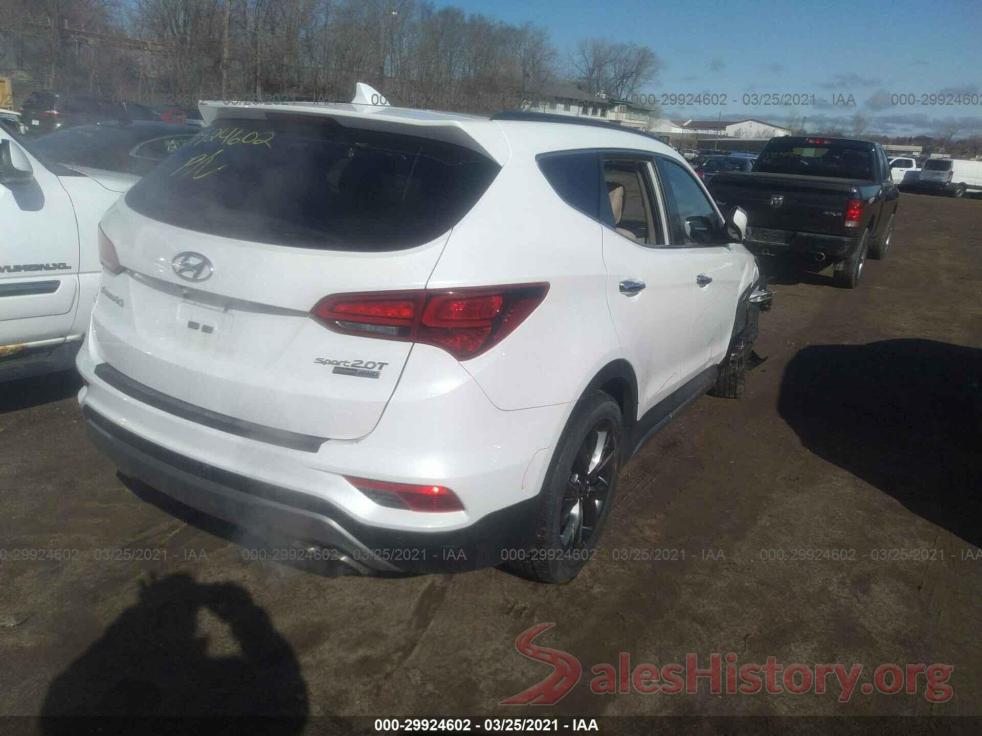 5XYZWDLA5HG484528 2017 HYUNDAI SANTA FE SPORT