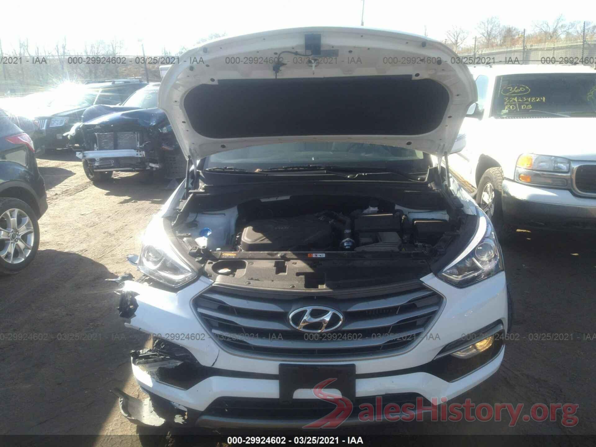 5XYZWDLA5HG484528 2017 HYUNDAI SANTA FE SPORT