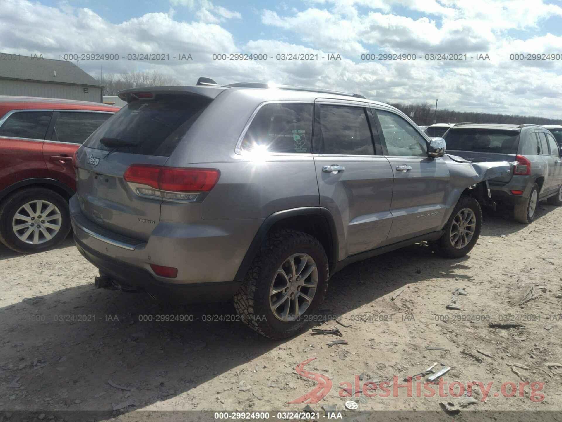 1C4RJFBG8GC321598 2016 JEEP GRAND CHEROKEE