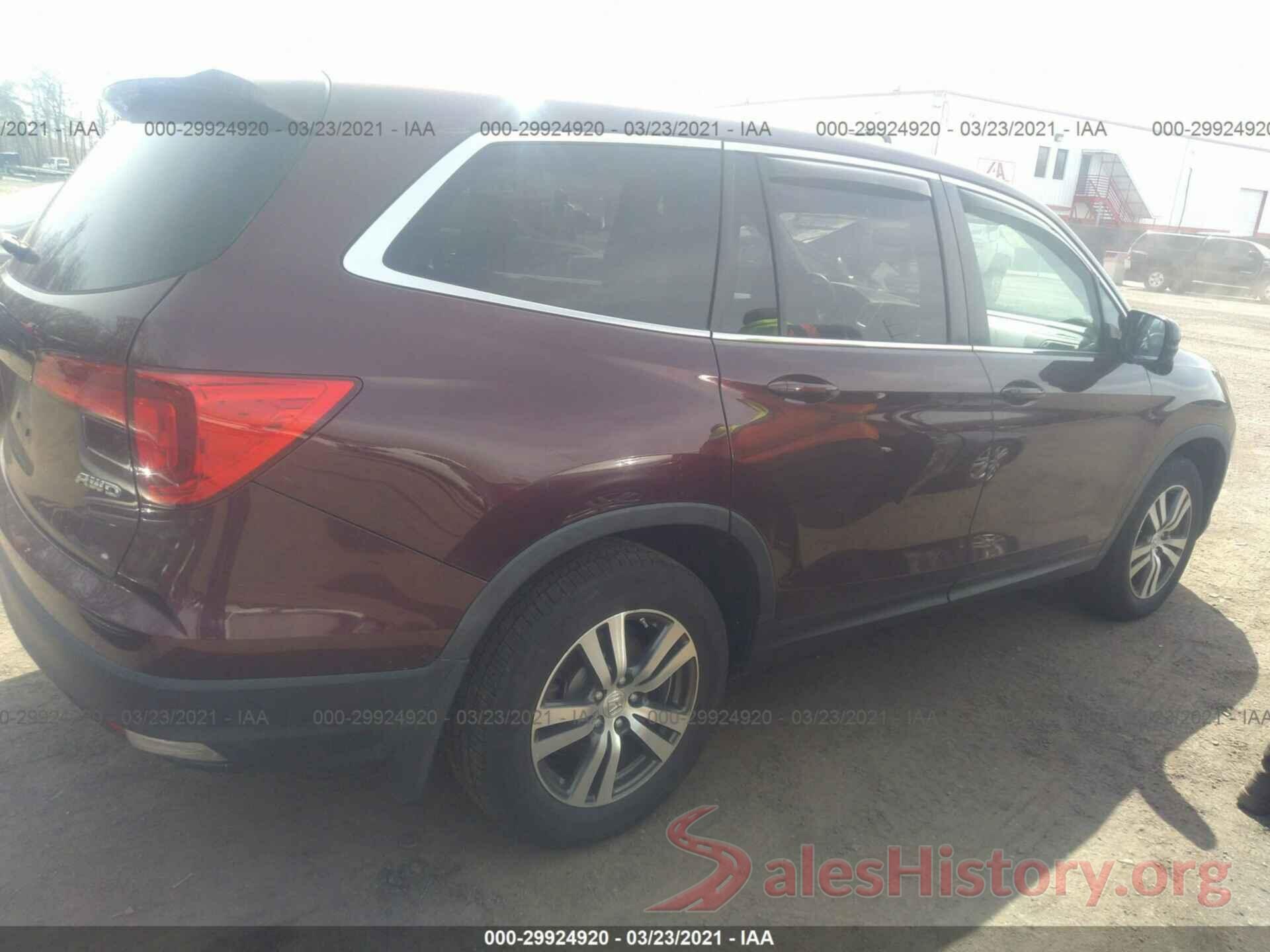 5FNYF6H89HB027709 2017 HONDA PILOT