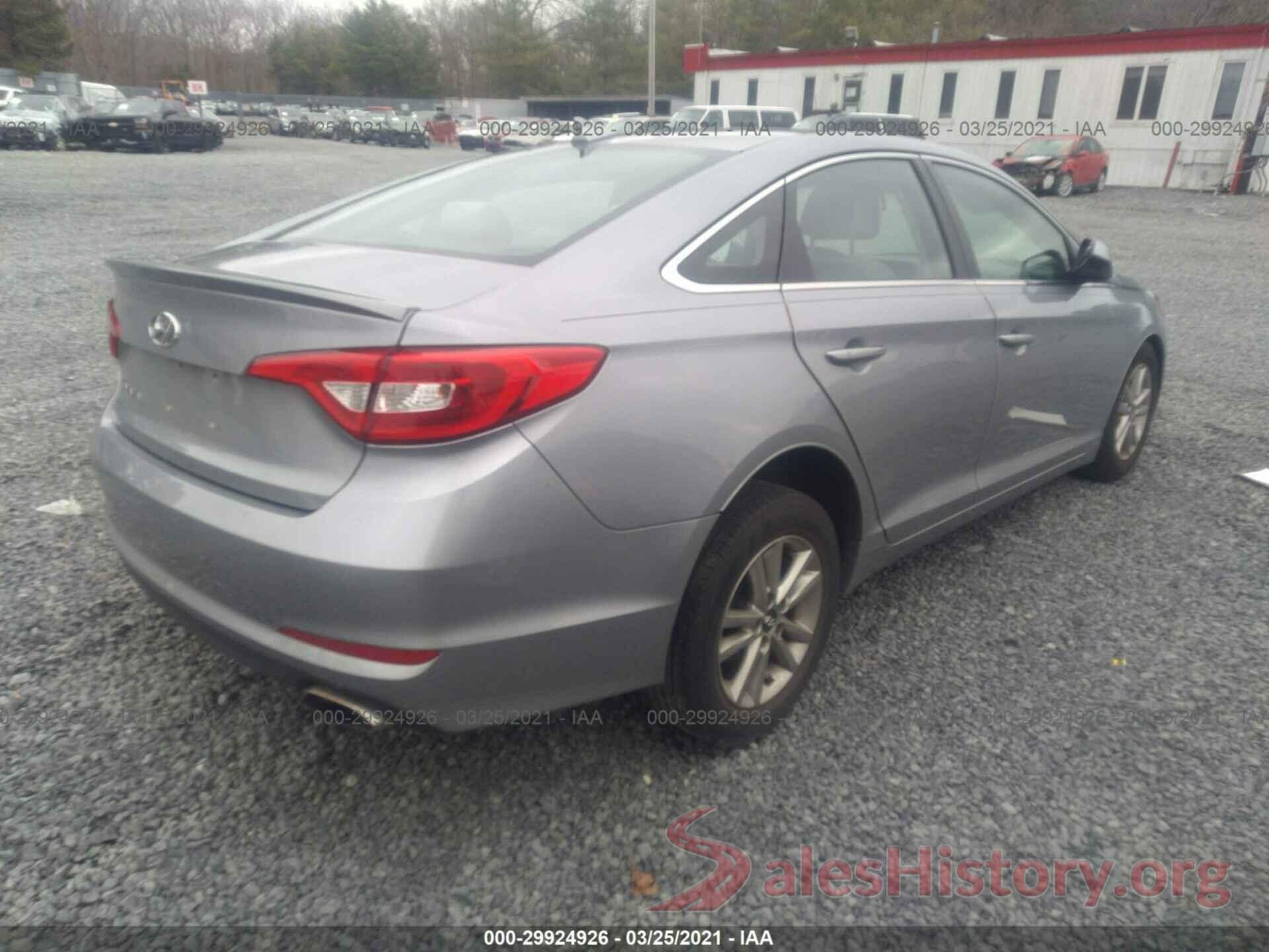 5NPE24AF5GH304190 2016 HYUNDAI SONATA