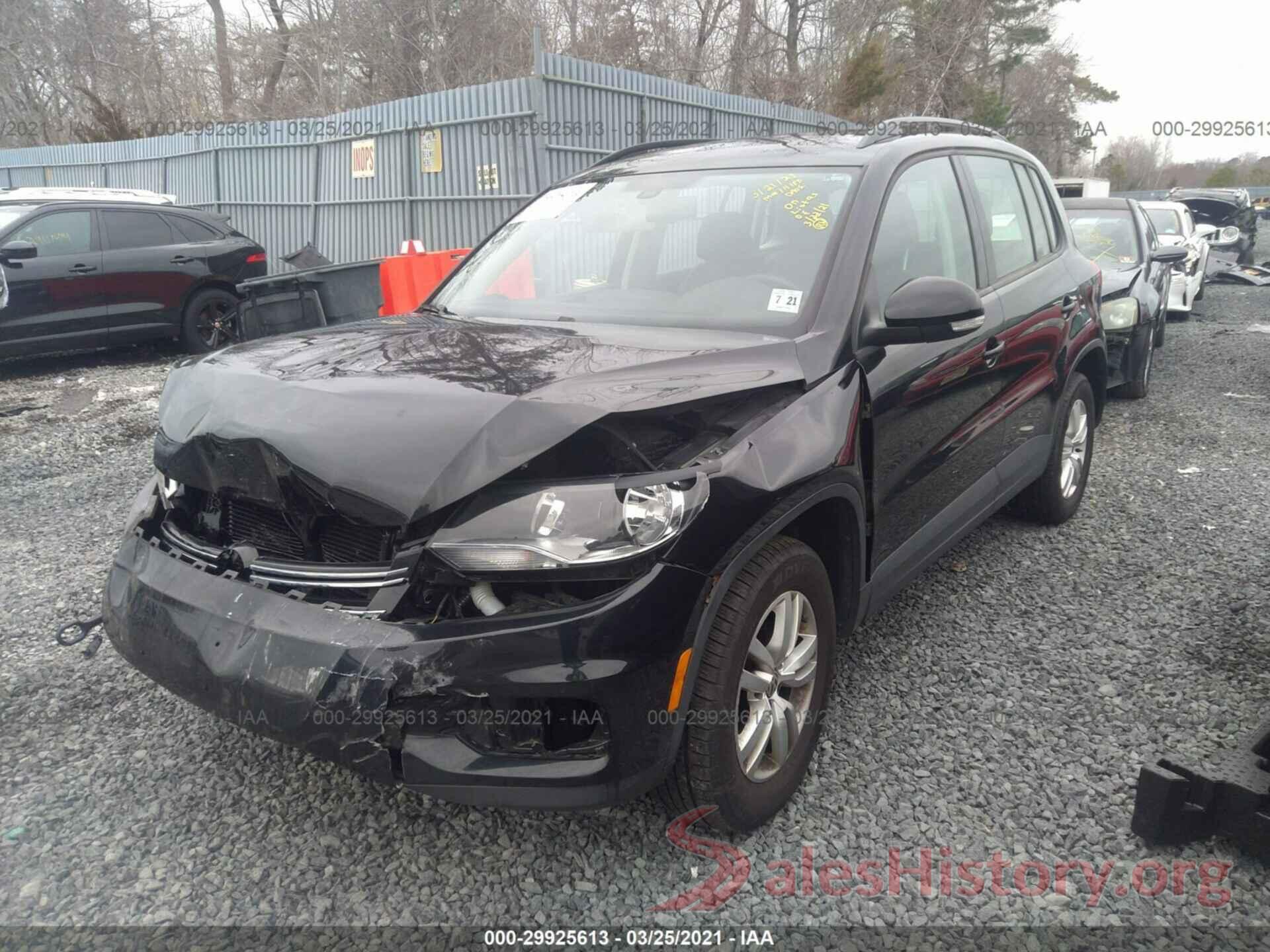 WVGBV7AX7GW604727 2016 VOLKSWAGEN TIGUAN