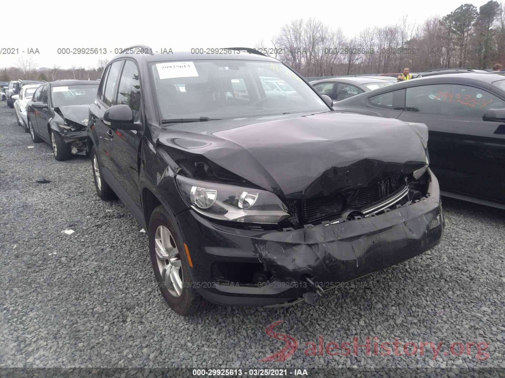 WVGBV7AX7GW604727 2016 VOLKSWAGEN TIGUAN