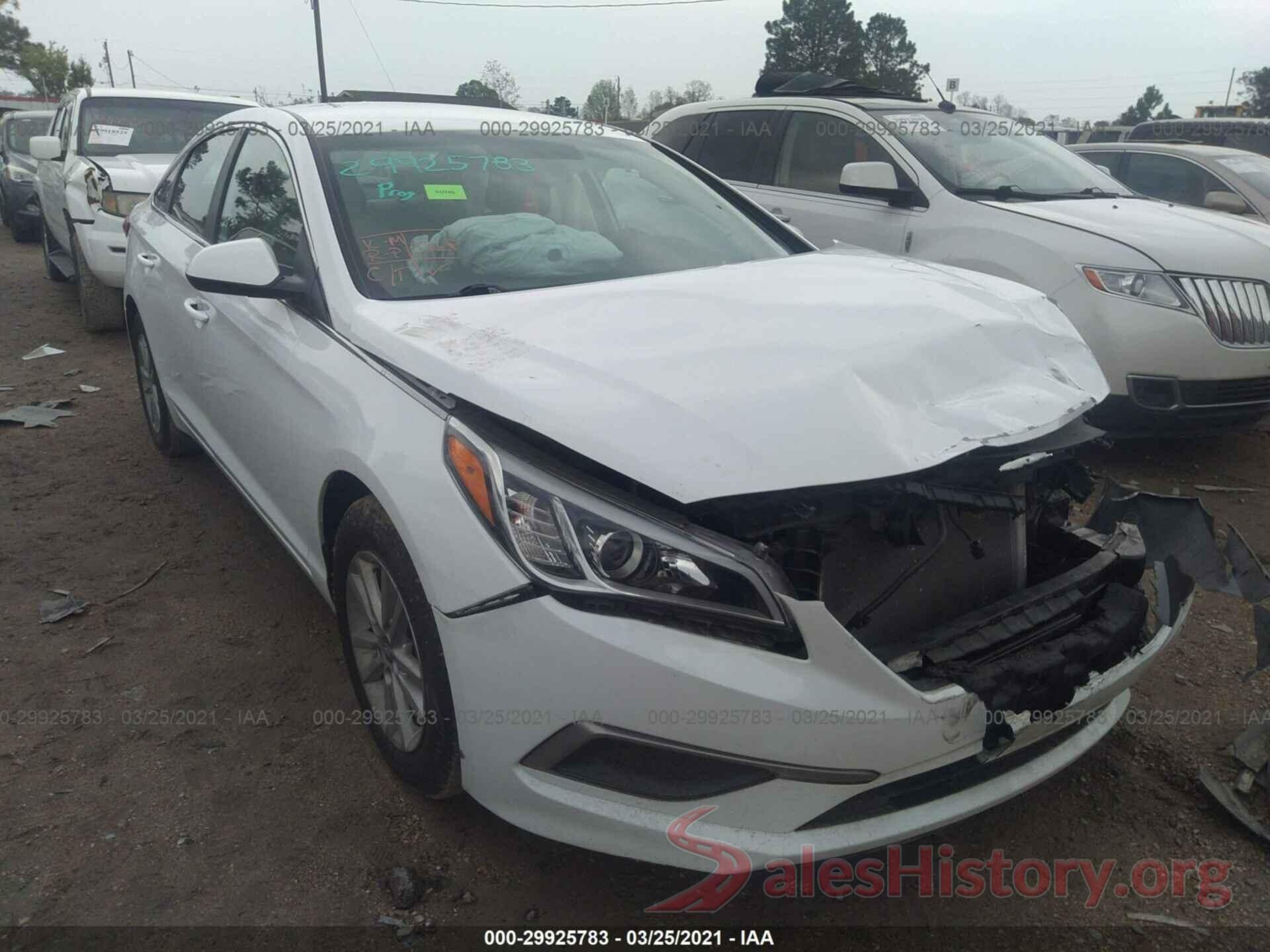 5NPE24AF7GH261942 2016 HYUNDAI SONATA