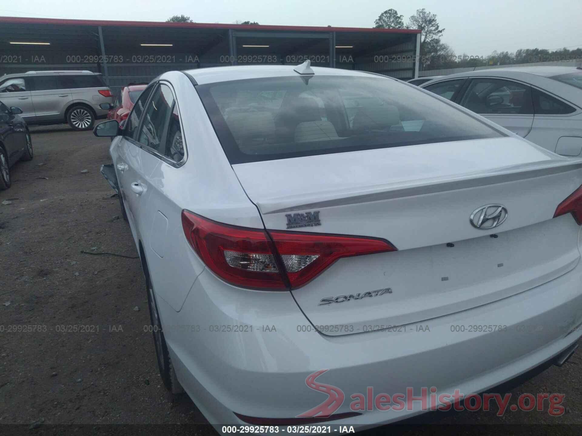 5NPE24AF7GH261942 2016 HYUNDAI SONATA