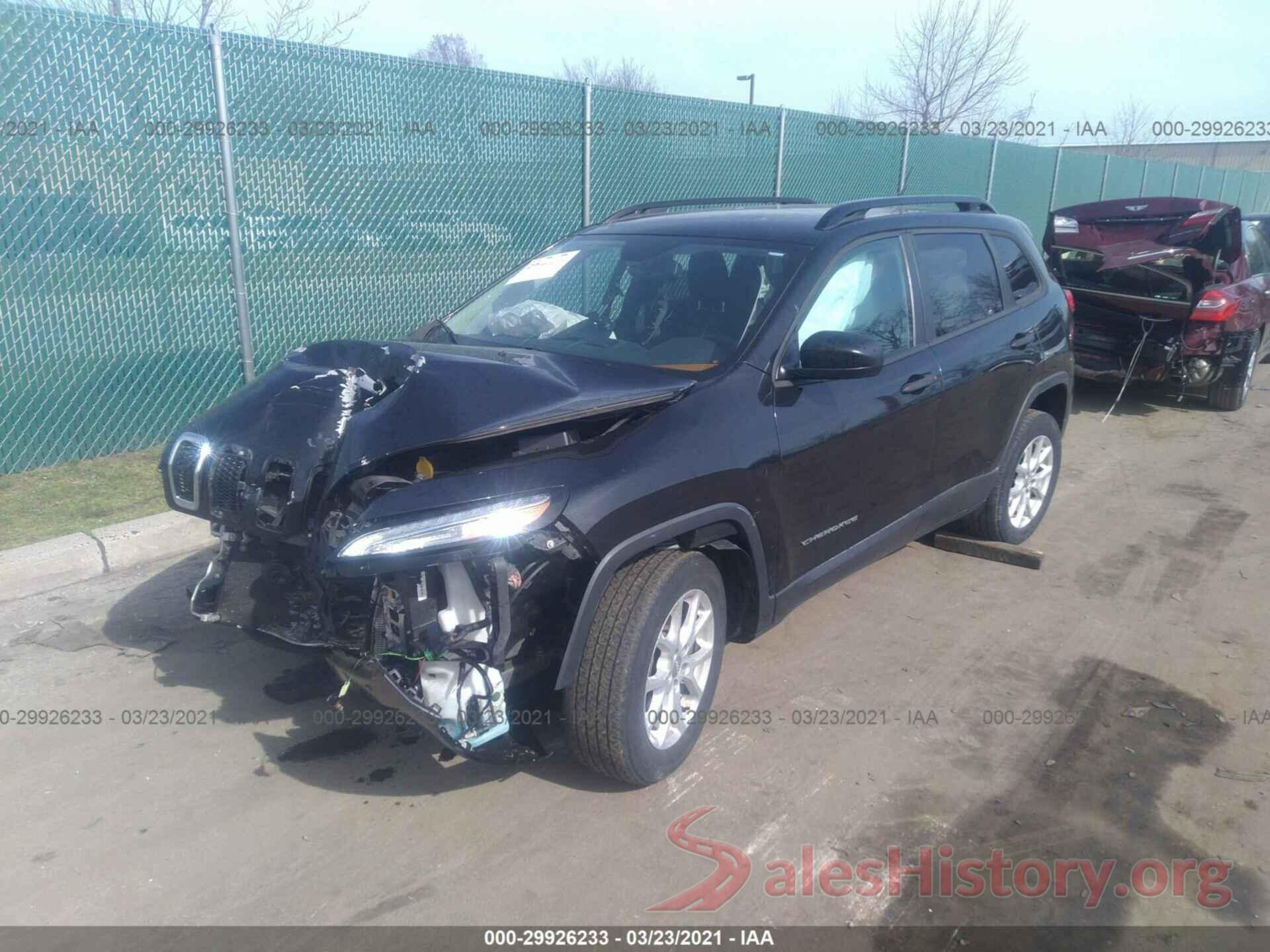 1C4PJLAB0GW190399 2016 JEEP CHEROKEE