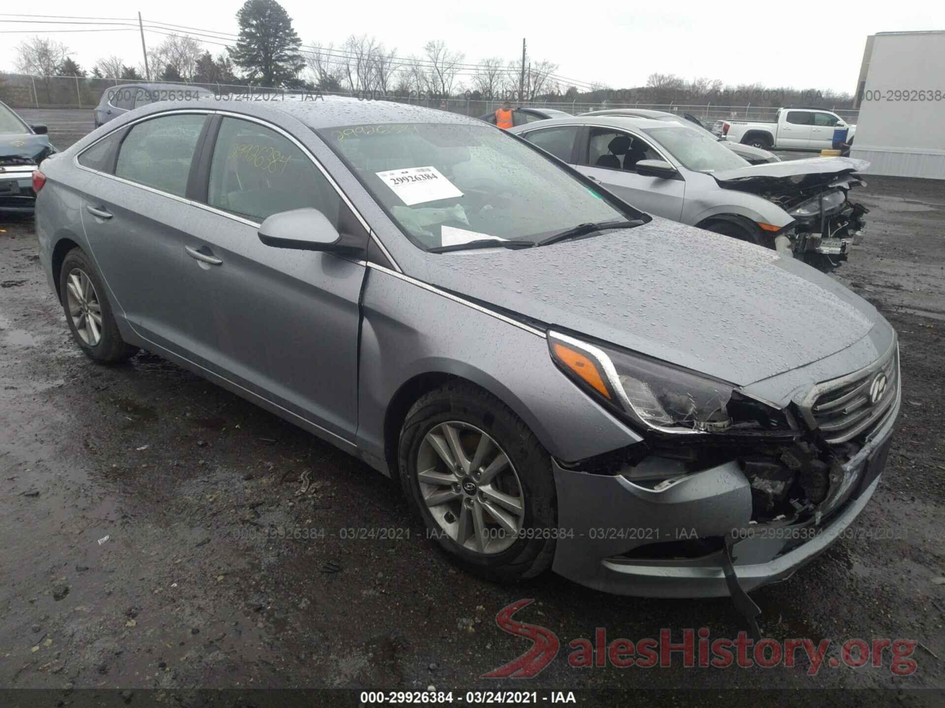 5NPE24AFXGH343857 2016 HYUNDAI SONATA