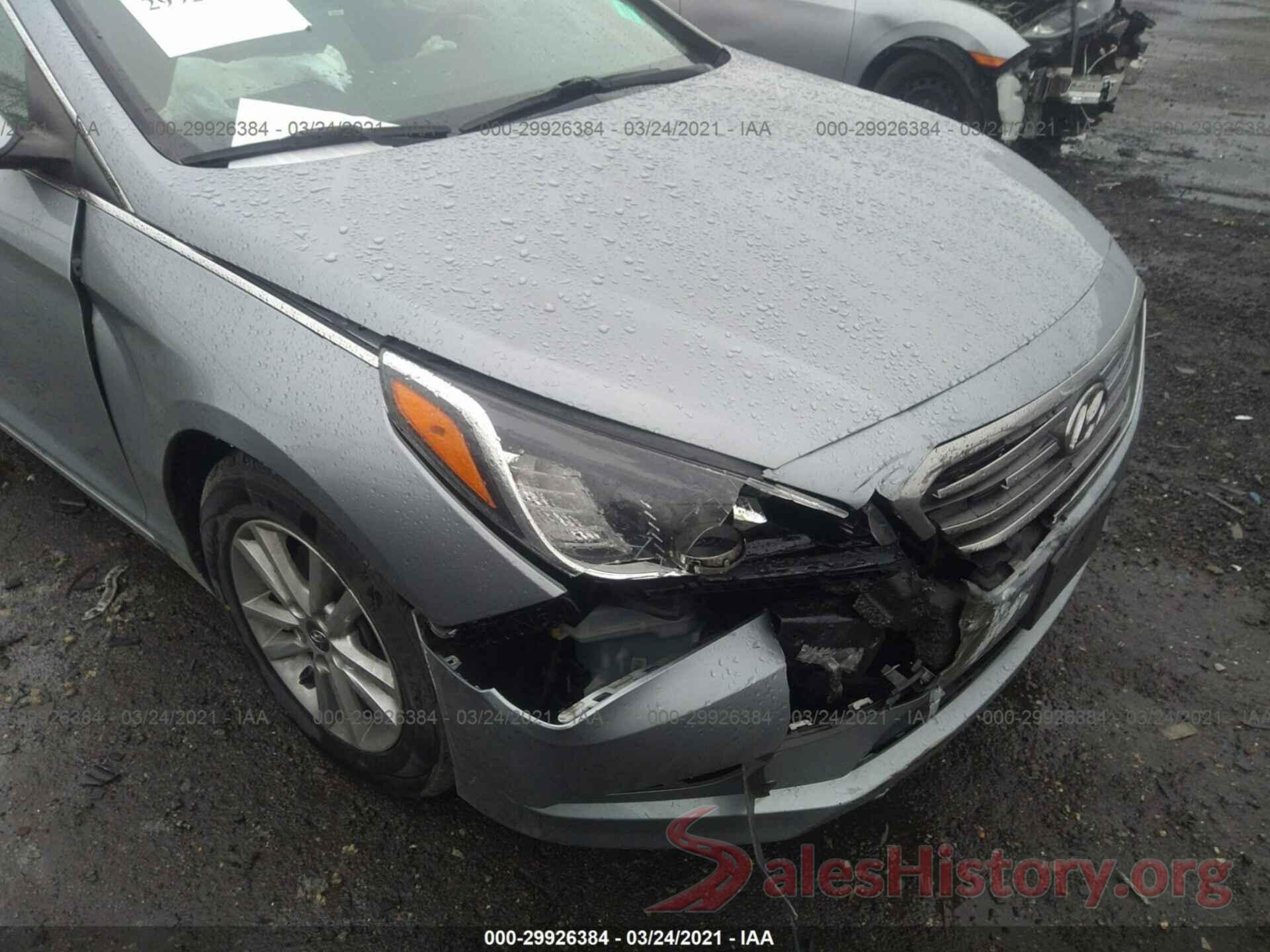 5NPE24AFXGH343857 2016 HYUNDAI SONATA