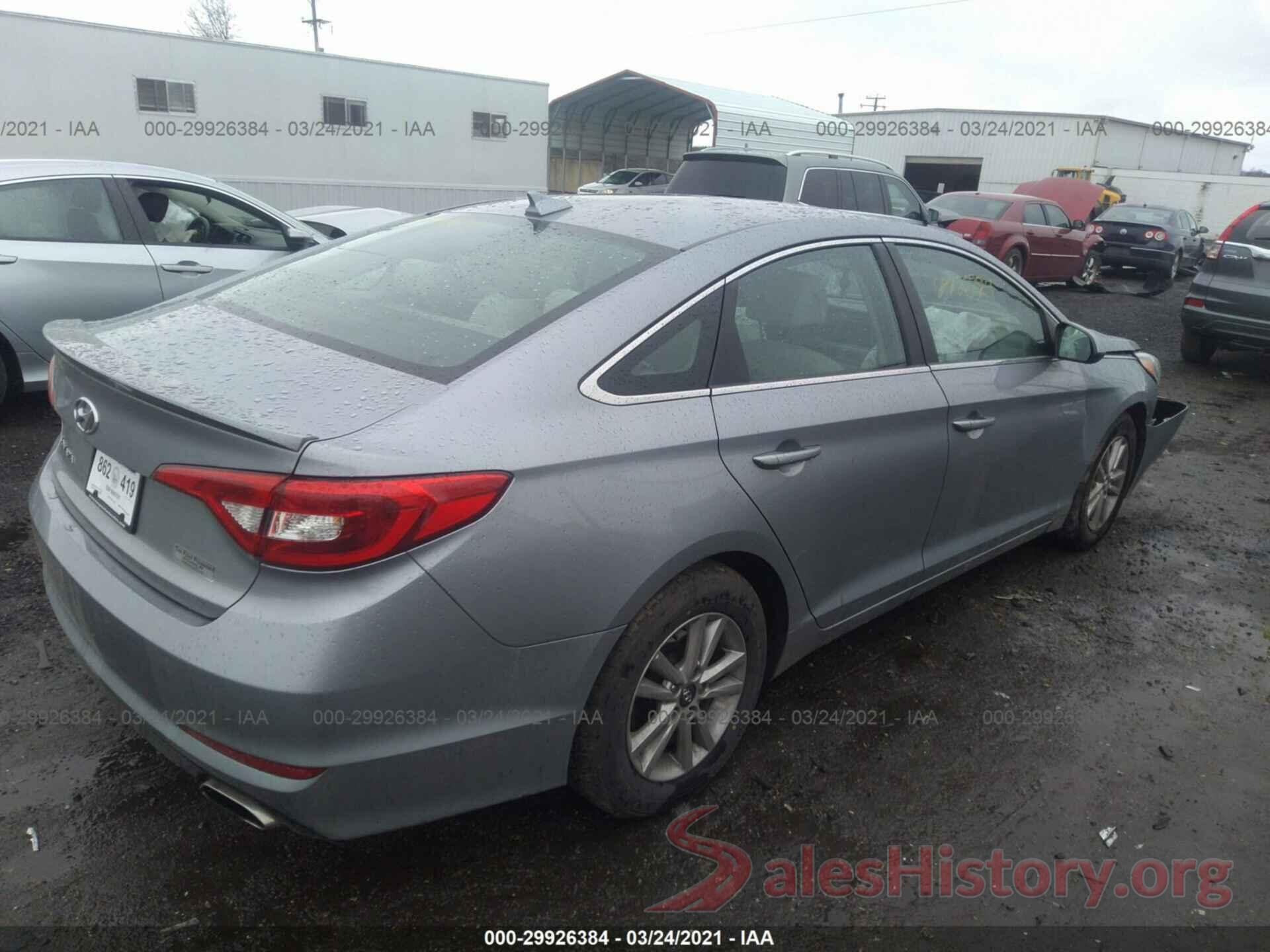 5NPE24AFXGH343857 2016 HYUNDAI SONATA