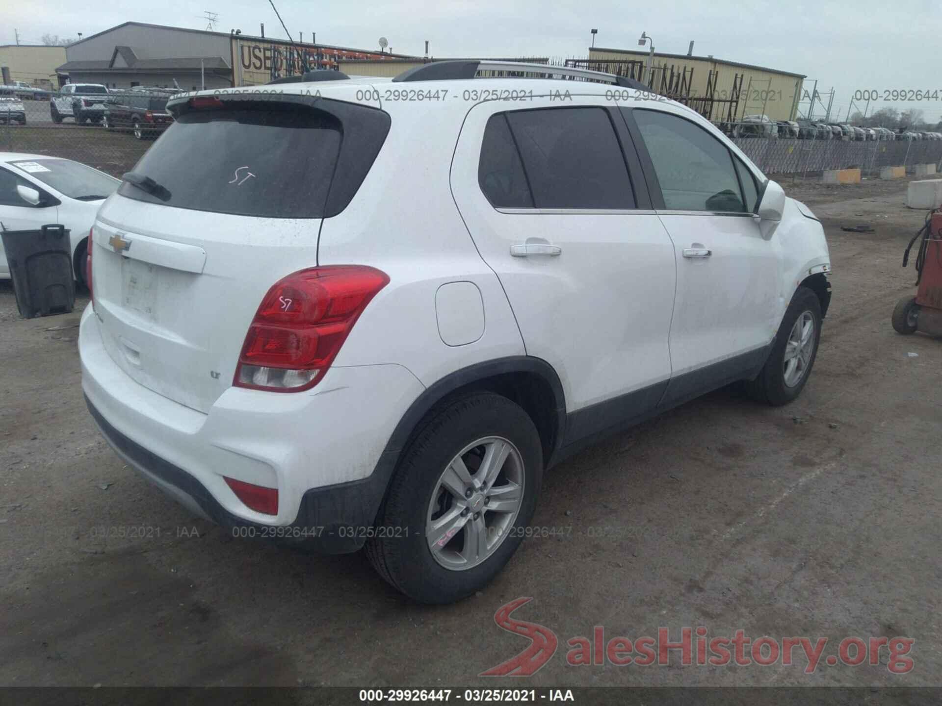 KL7CJPSB2LB029541 2020 CHEVROLET TRAX