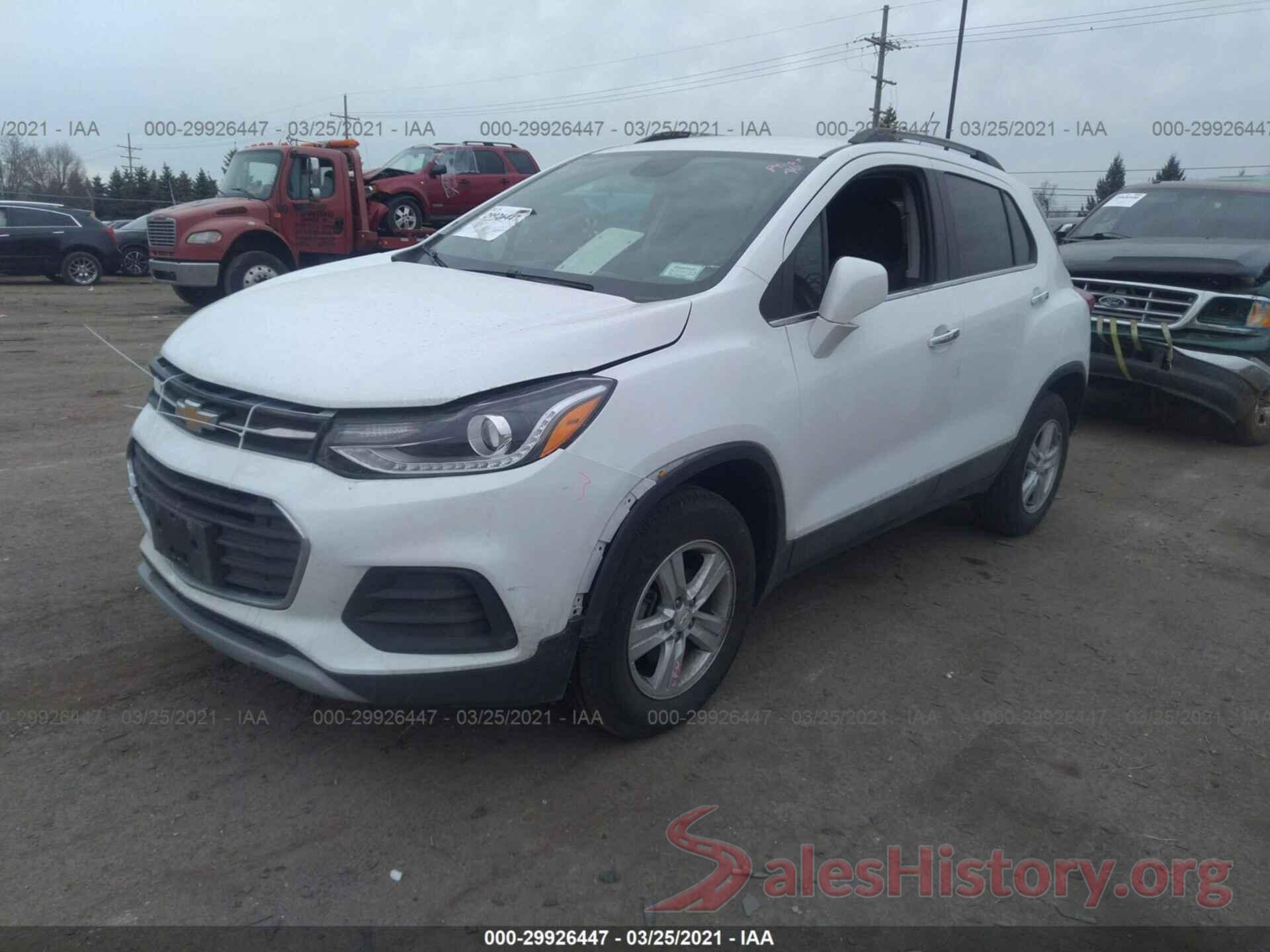 KL7CJPSB2LB029541 2020 CHEVROLET TRAX