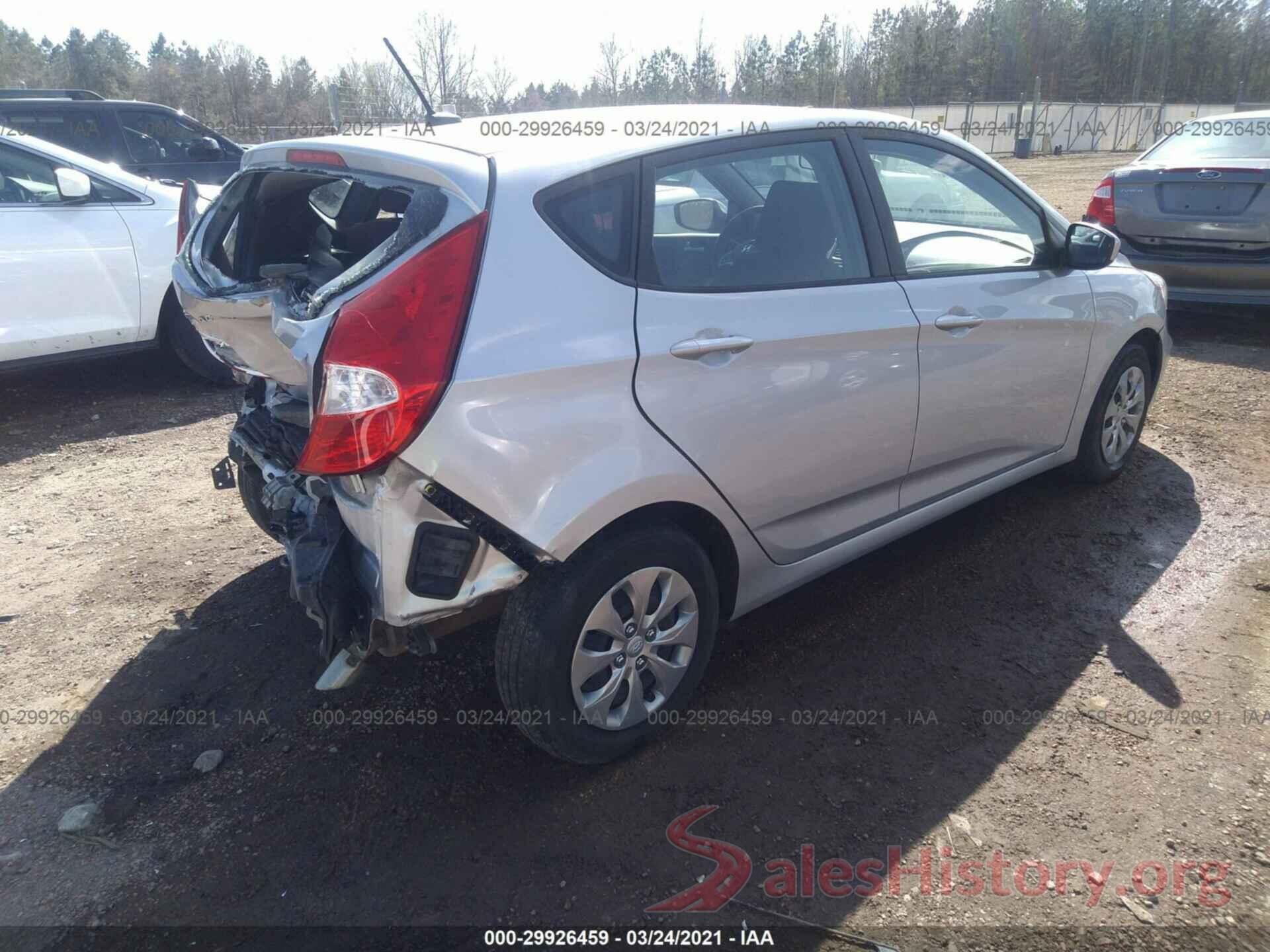 KMHCT5AE1HU325302 2017 HYUNDAI ACCENT