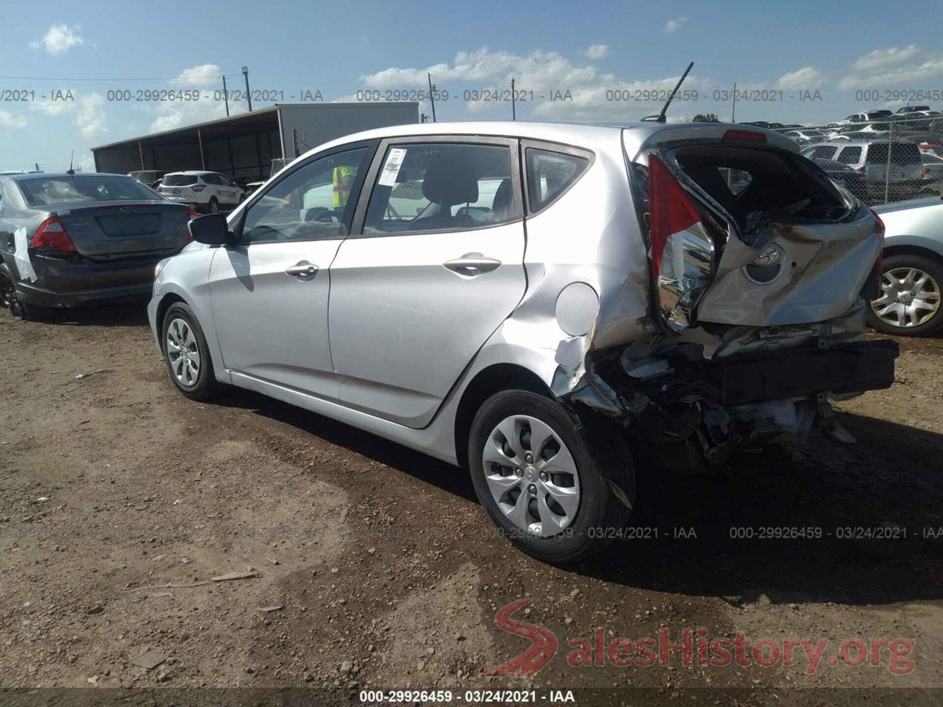 KMHCT5AE1HU325302 2017 HYUNDAI ACCENT