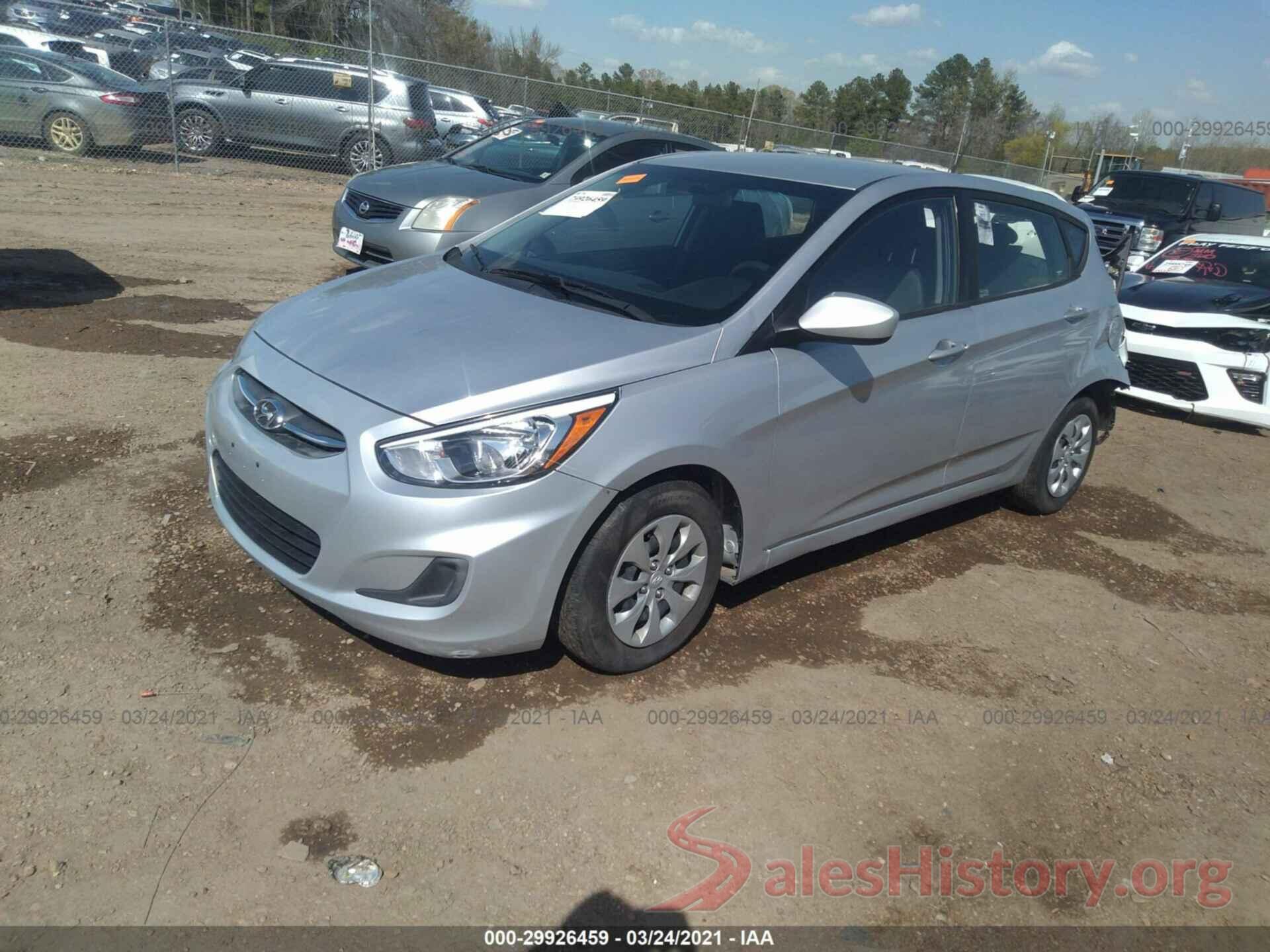 KMHCT5AE1HU325302 2017 HYUNDAI ACCENT