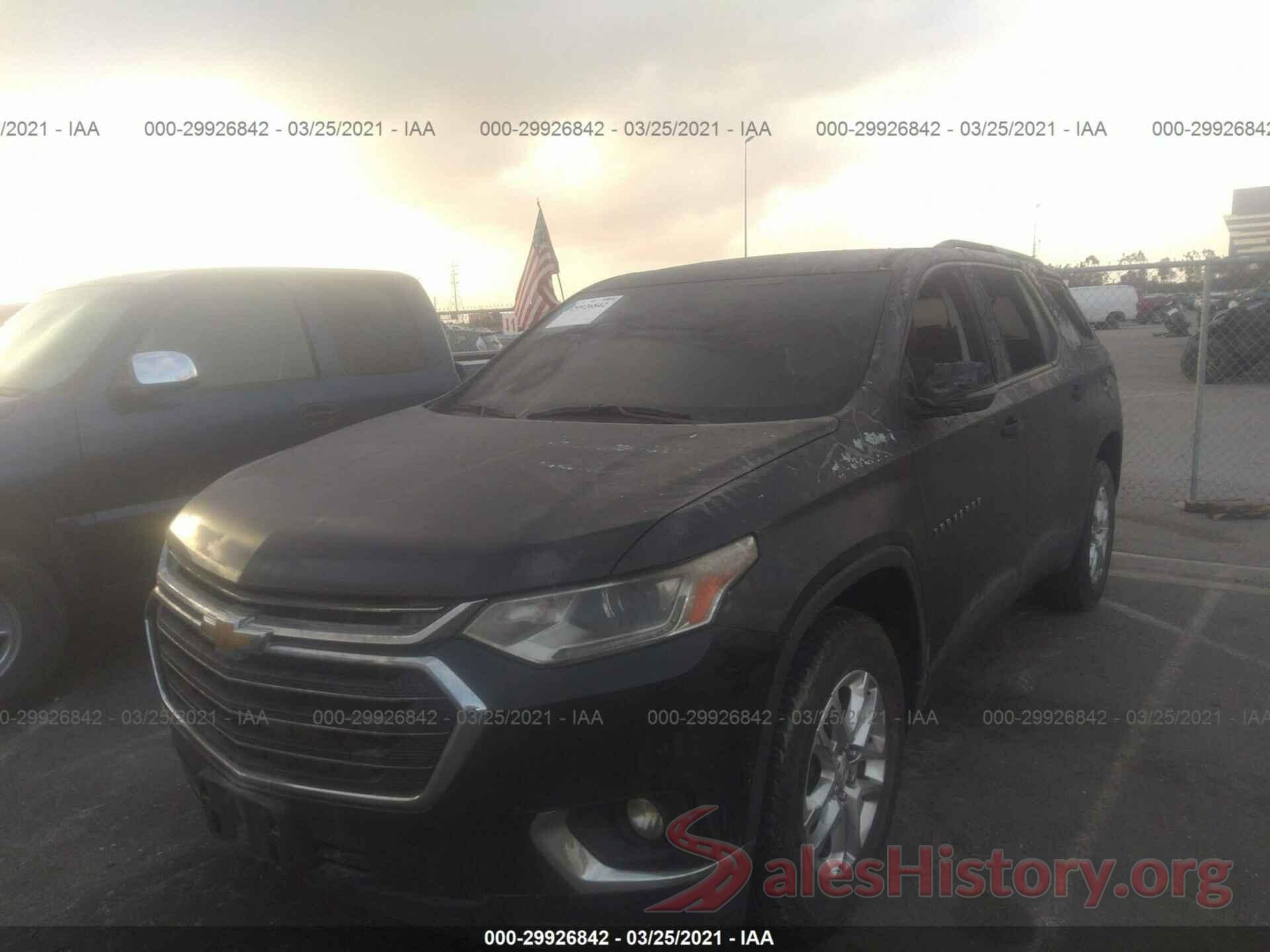 1GNERGKW1JJ165077 2018 CHEVROLET TRAVERSE