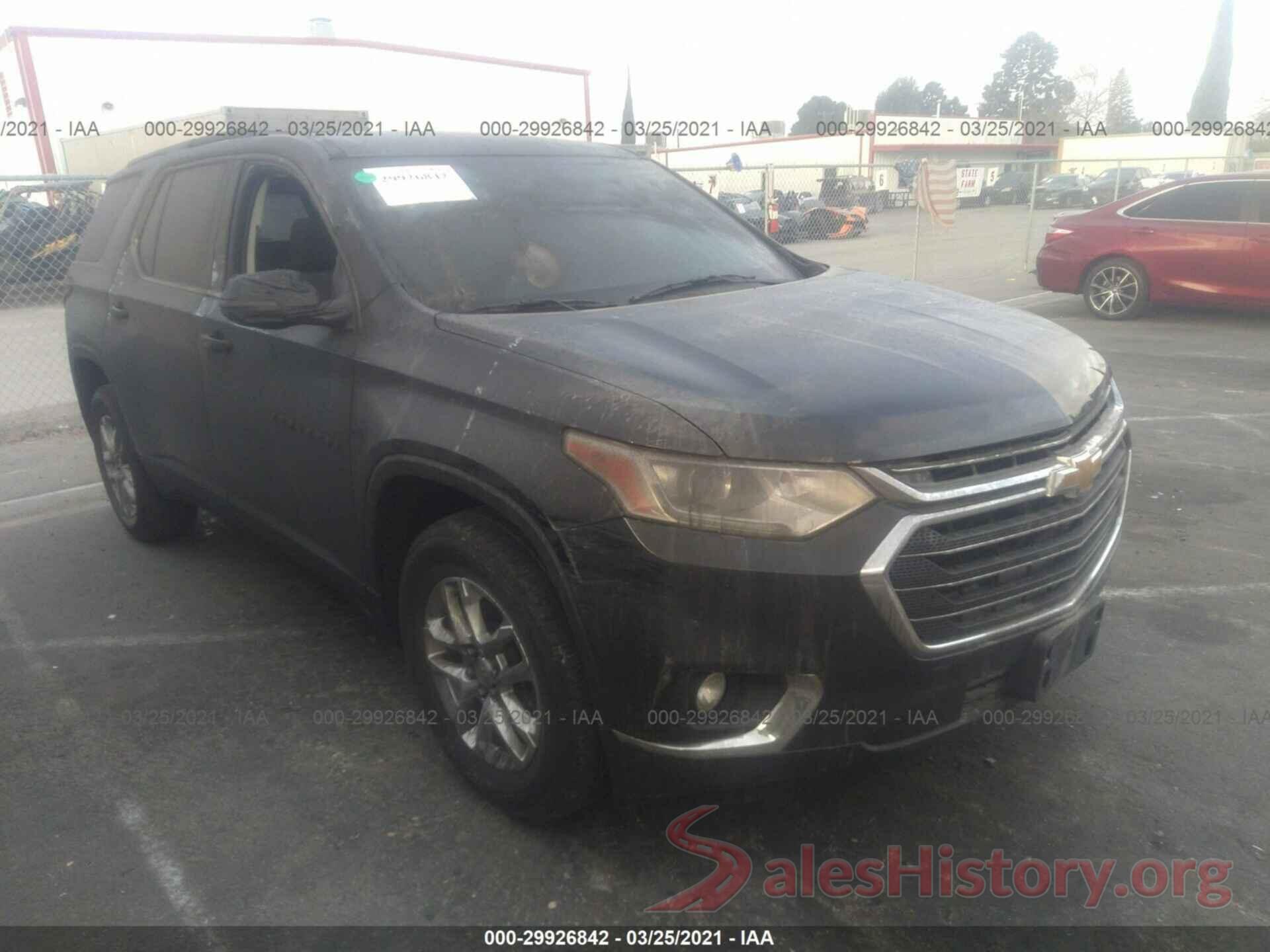 1GNERGKW1JJ165077 2018 CHEVROLET TRAVERSE