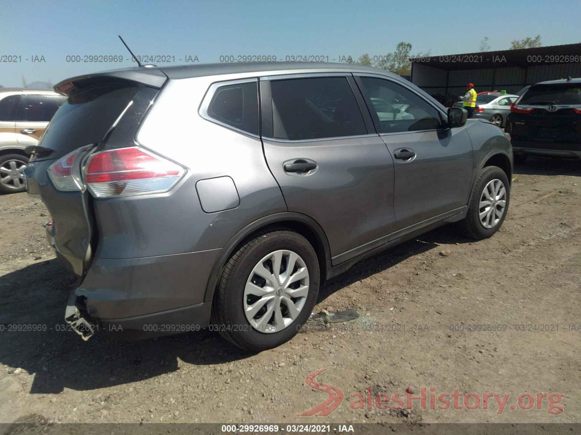 KNMAT2MT3GP677072 2016 NISSAN ROGUE