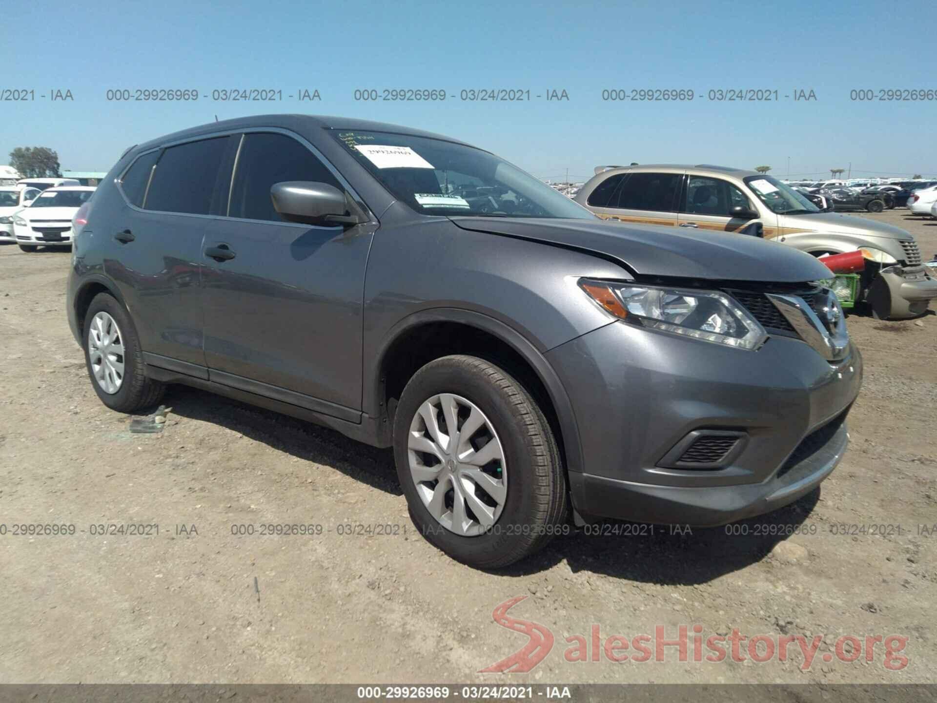 KNMAT2MT3GP677072 2016 NISSAN ROGUE