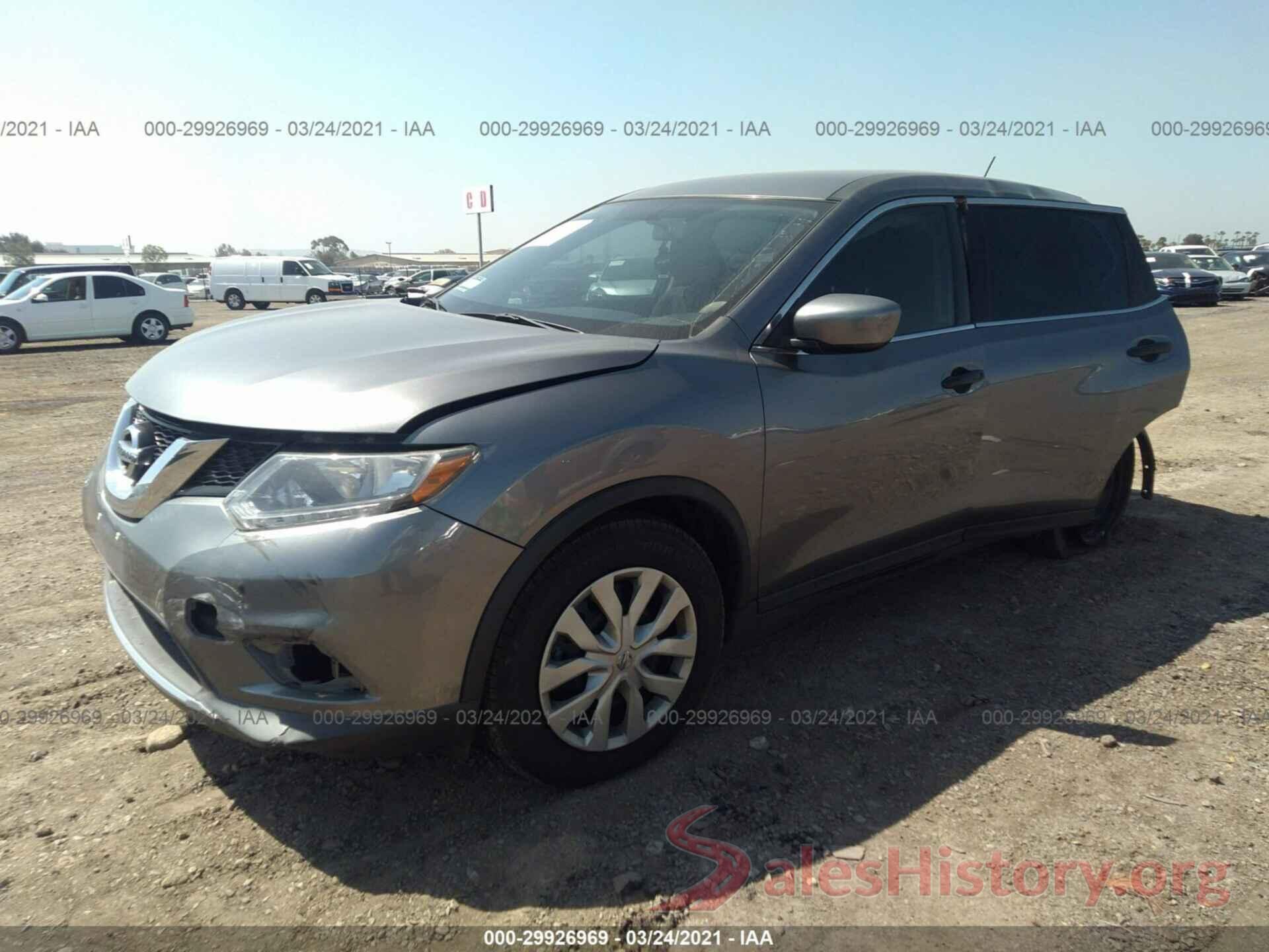 KNMAT2MT3GP677072 2016 NISSAN ROGUE