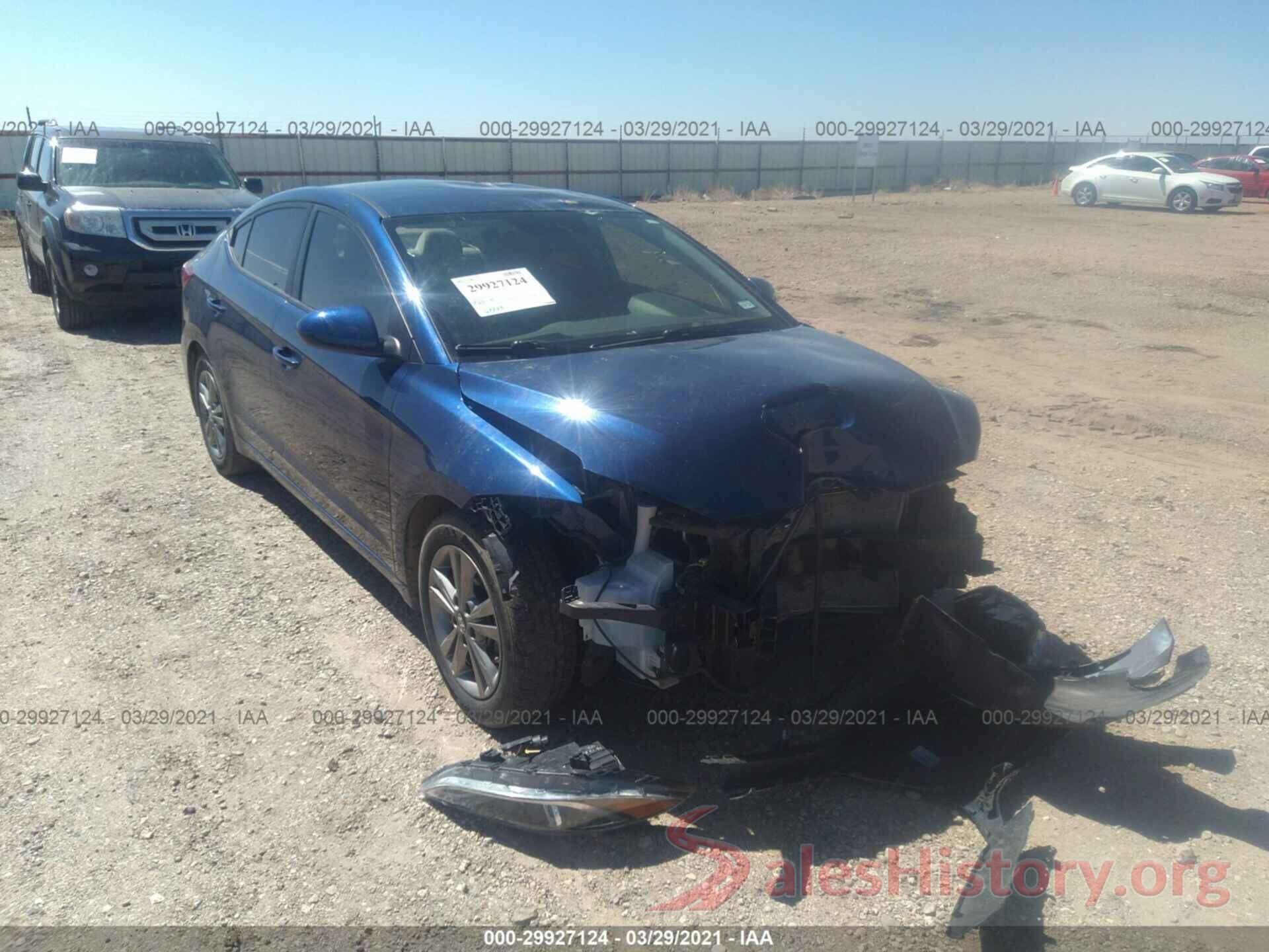 5NPD84LF9JH288784 2018 HYUNDAI ELANTRA