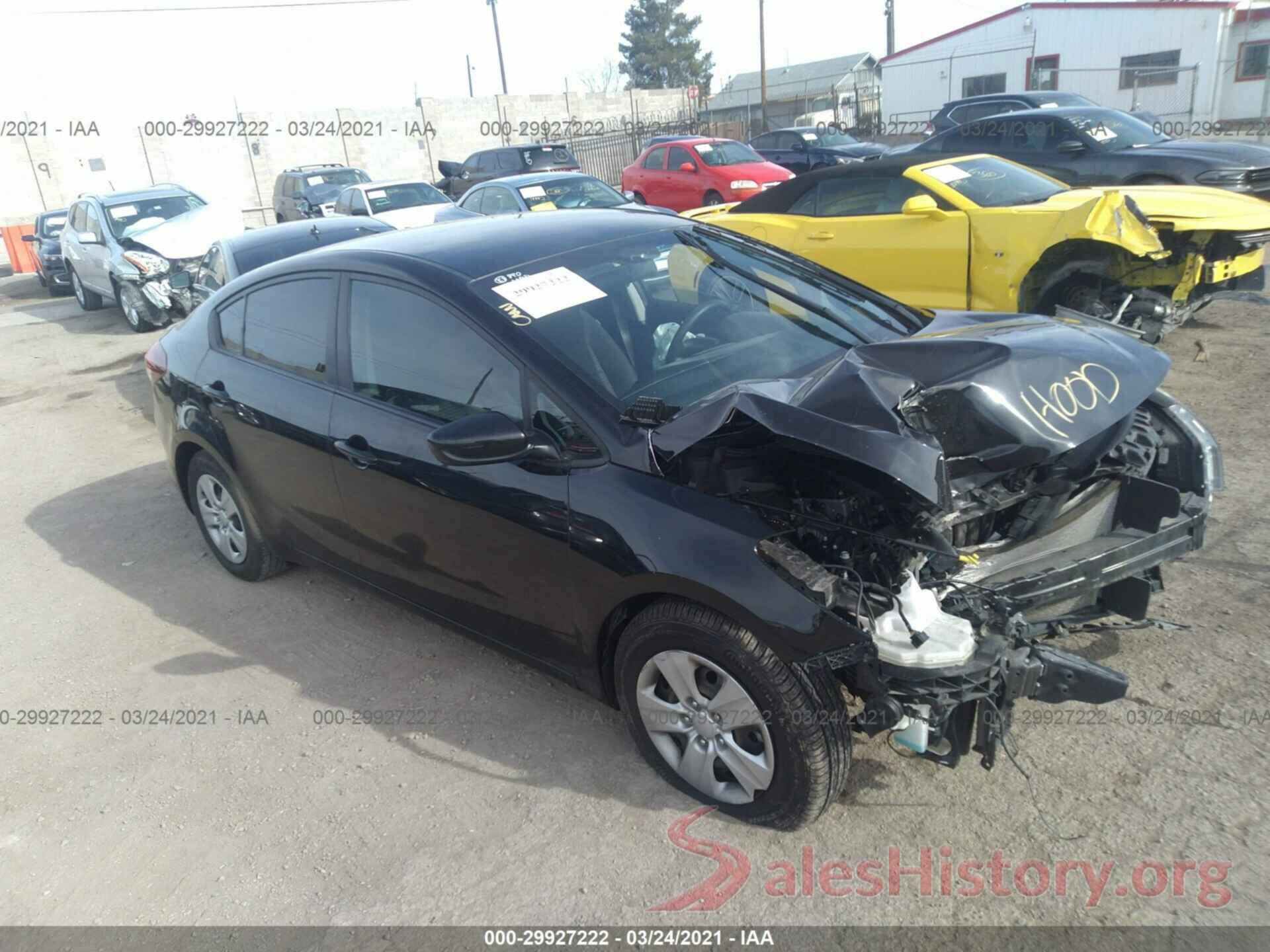 3KPFL4A72JE203744 2018 KIA FORTE