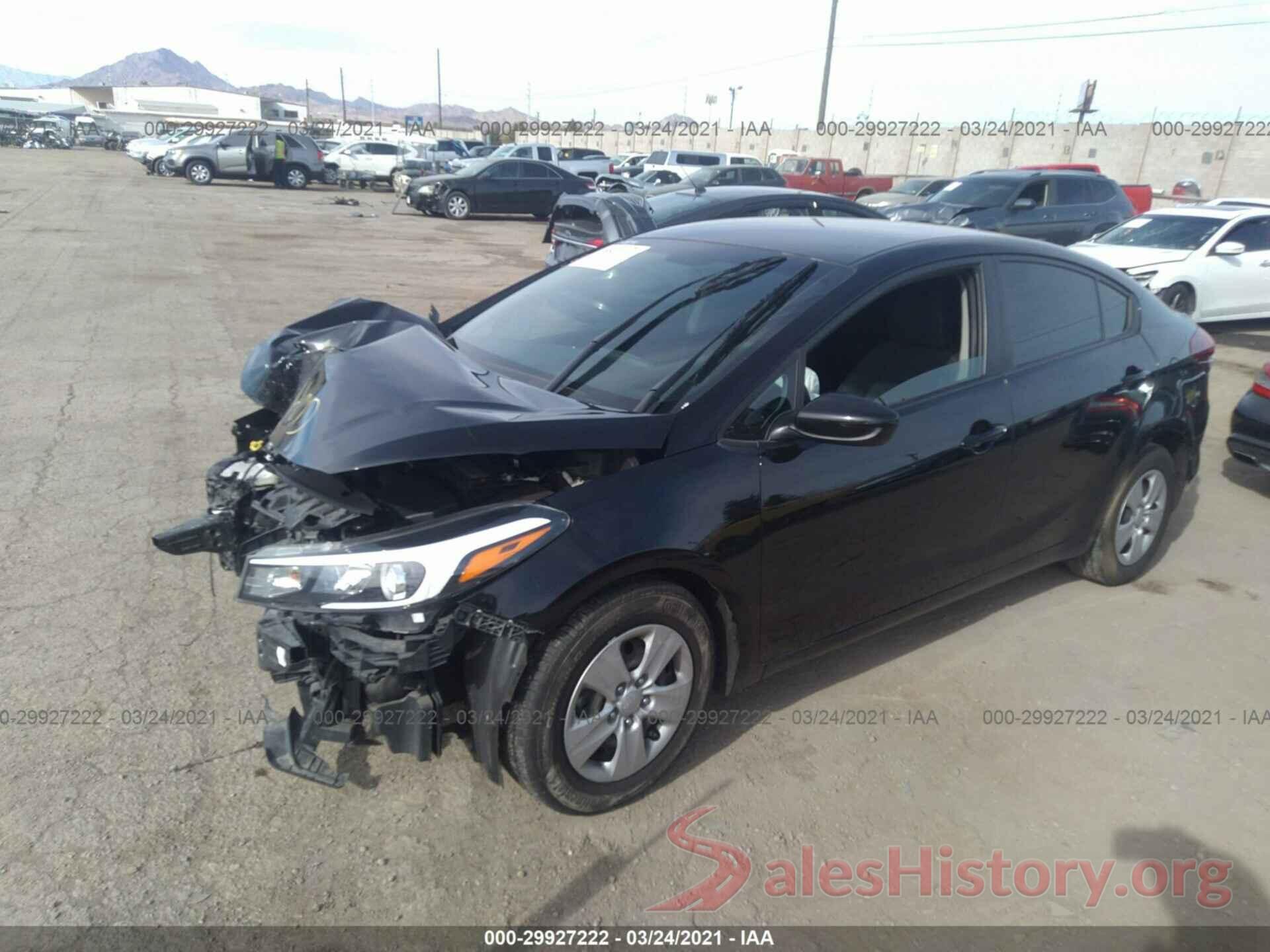 3KPFL4A72JE203744 2018 KIA FORTE