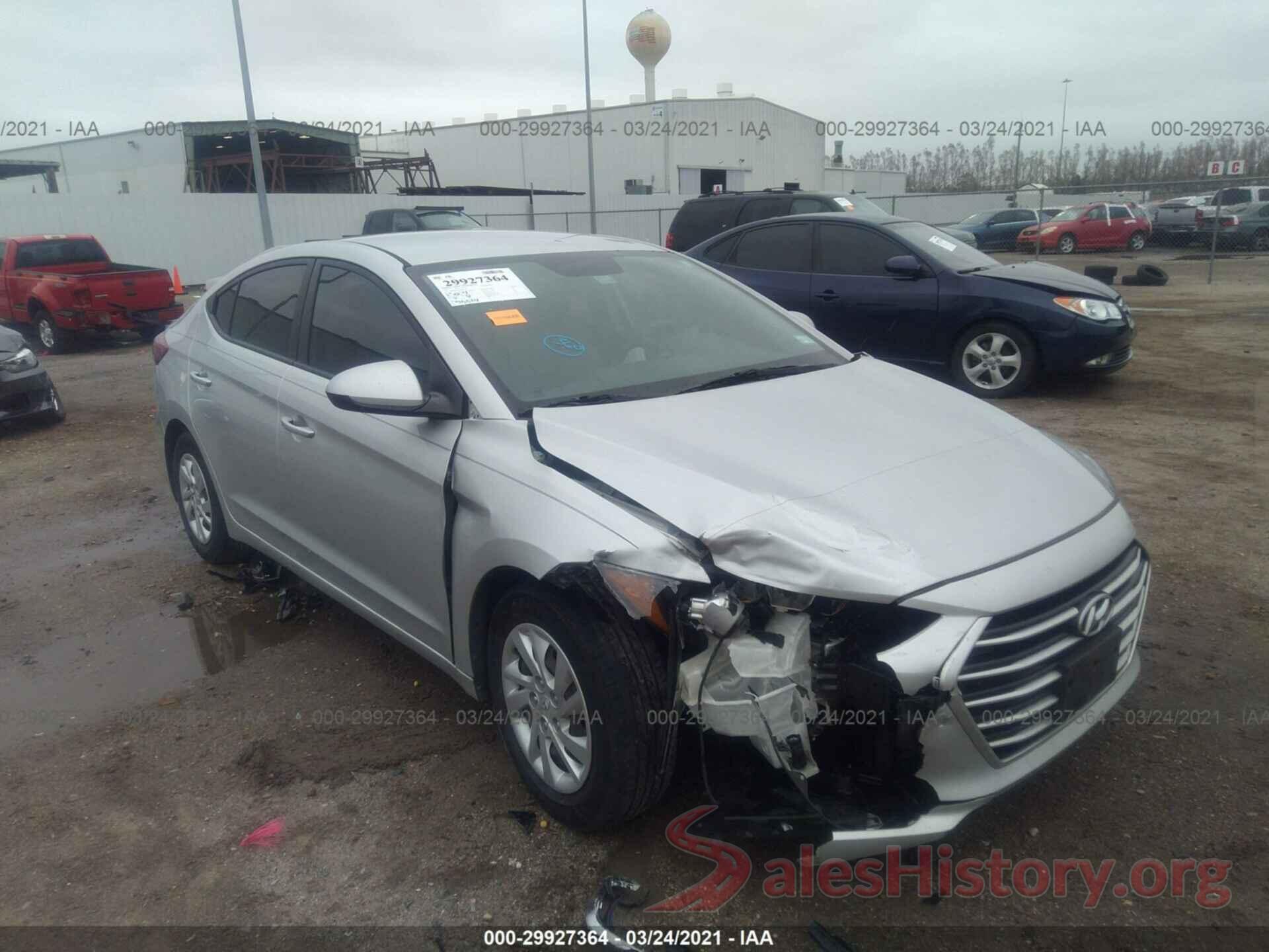 5NPD74LF1HH052661 2017 HYUNDAI ELANTRA