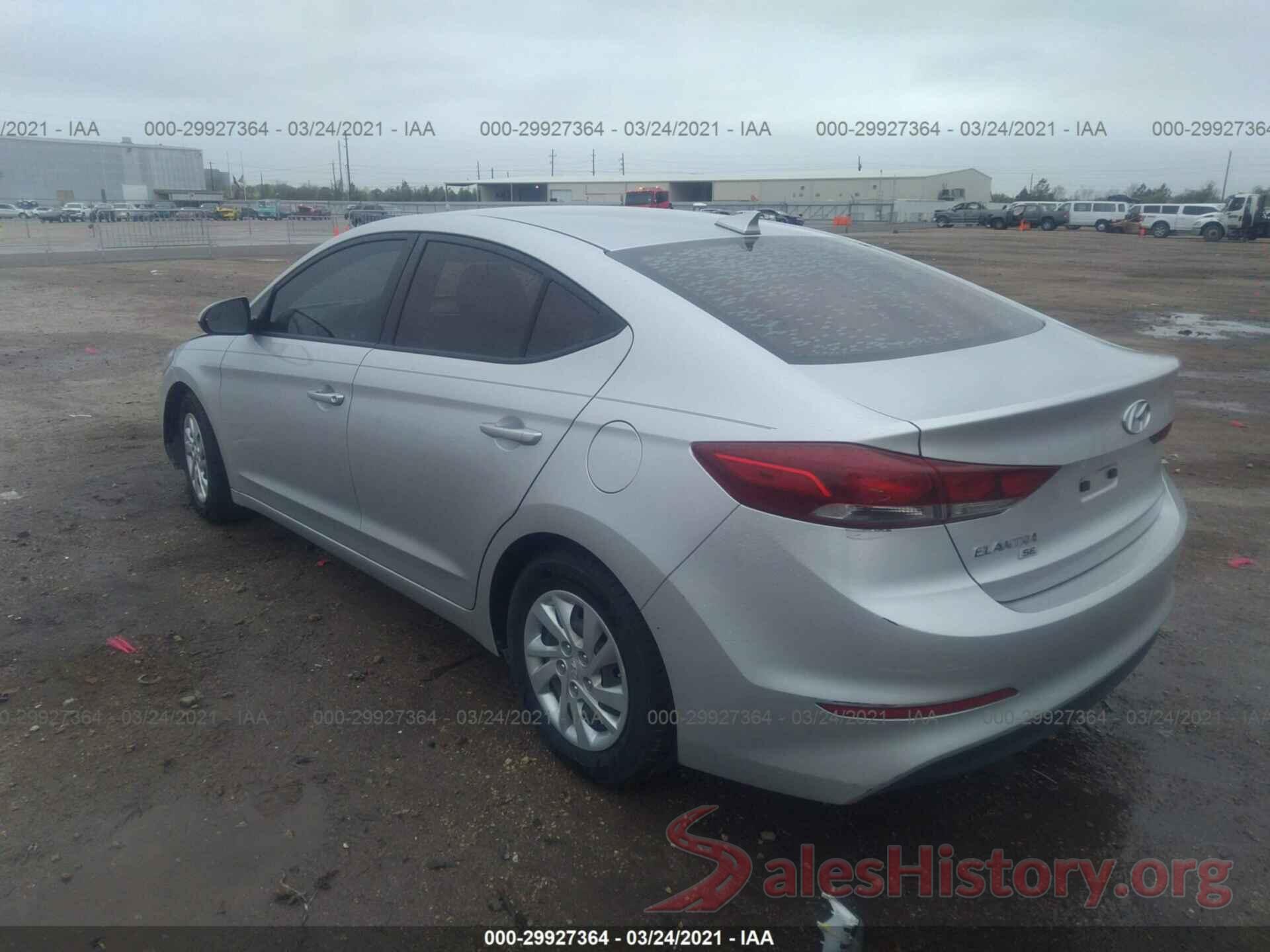 5NPD74LF1HH052661 2017 HYUNDAI ELANTRA