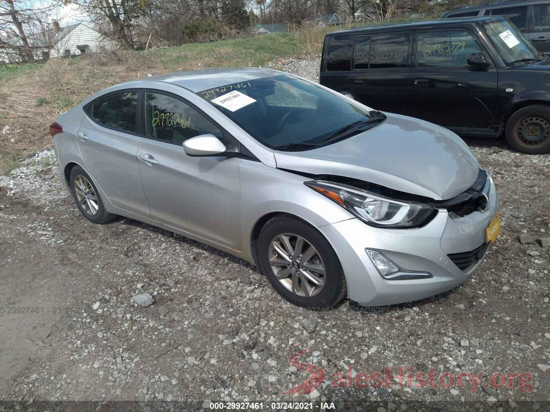 KMHDH4AE1GU488000 2016 HYUNDAI ELANTRA