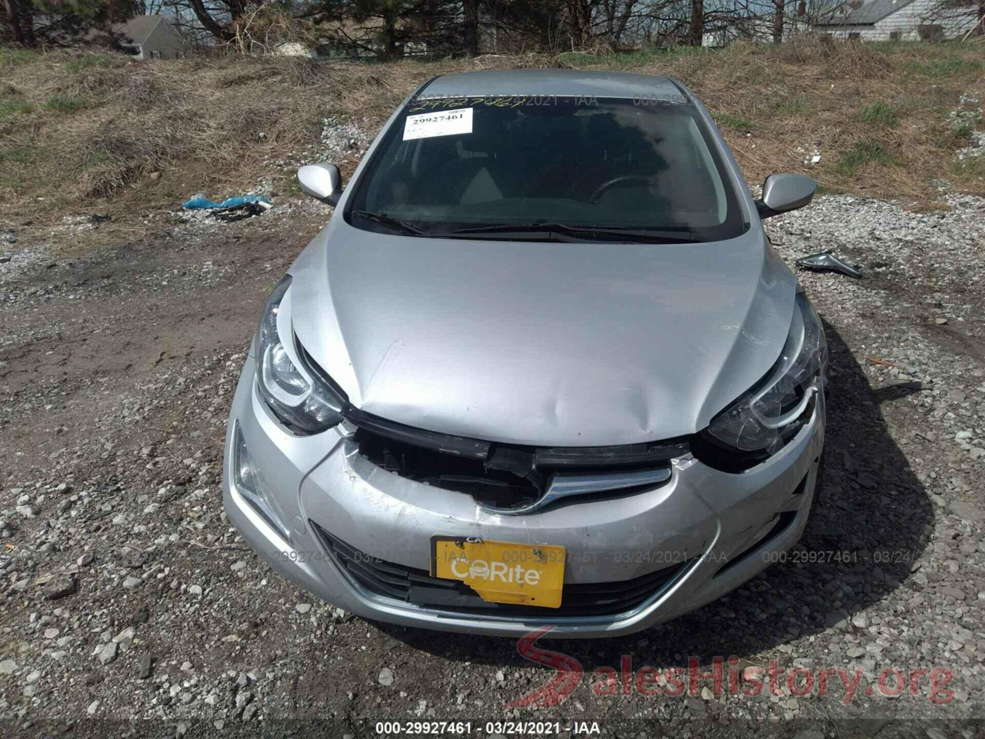 KMHDH4AE1GU488000 2016 HYUNDAI ELANTRA