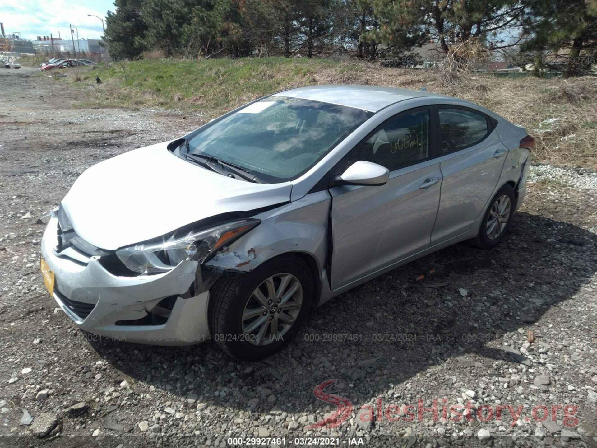 KMHDH4AE1GU488000 2016 HYUNDAI ELANTRA