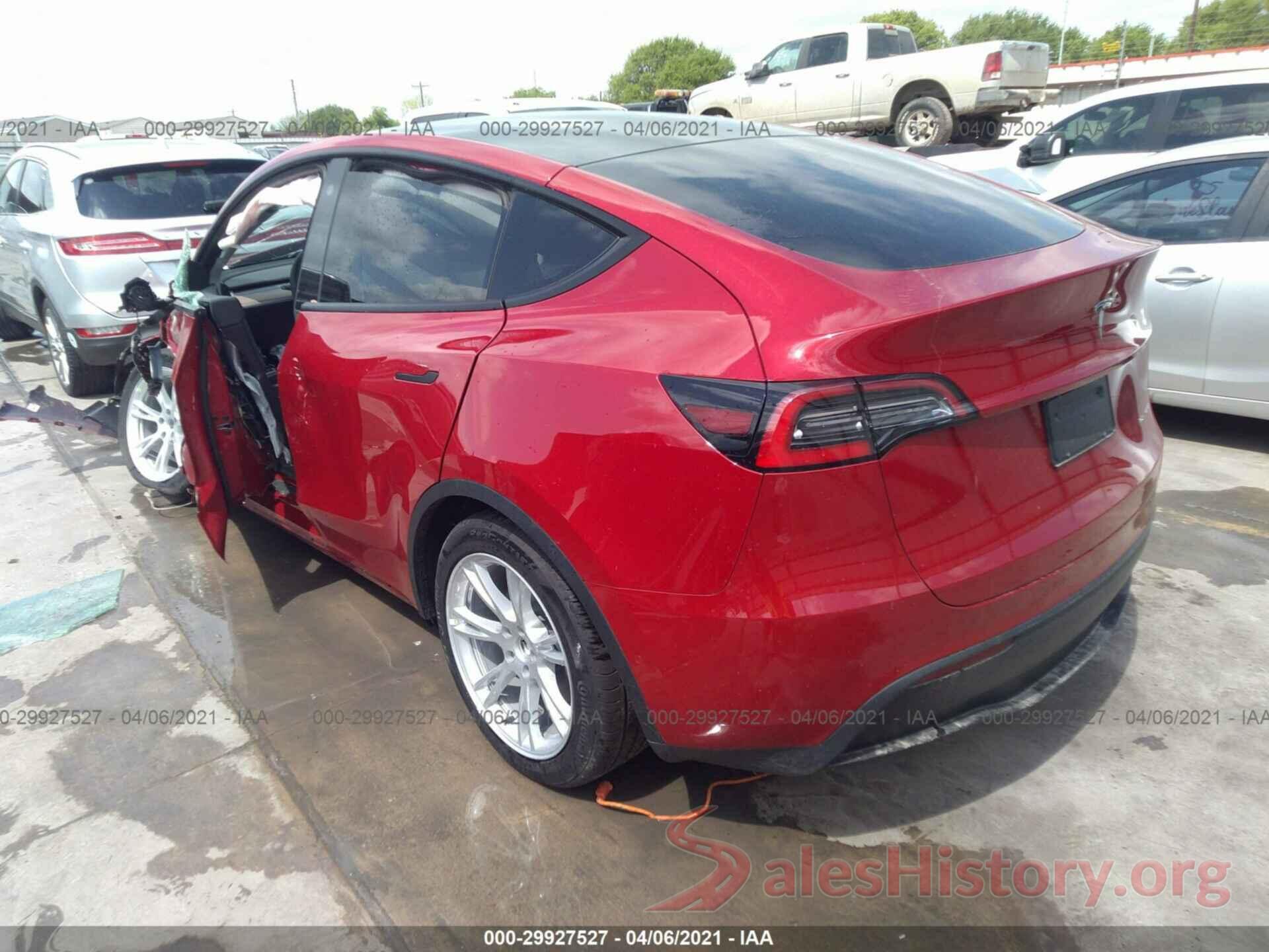 5YJYGDEE5MF106848 2021 TESLA MODEL Y