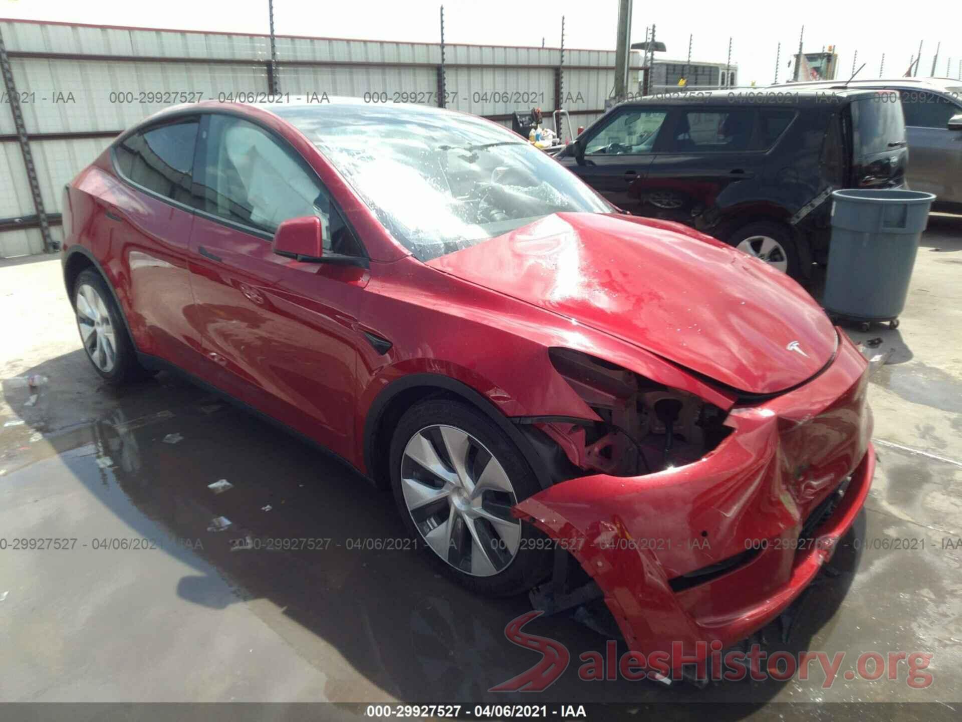 5YJYGDEE5MF106848 2021 TESLA MODEL Y