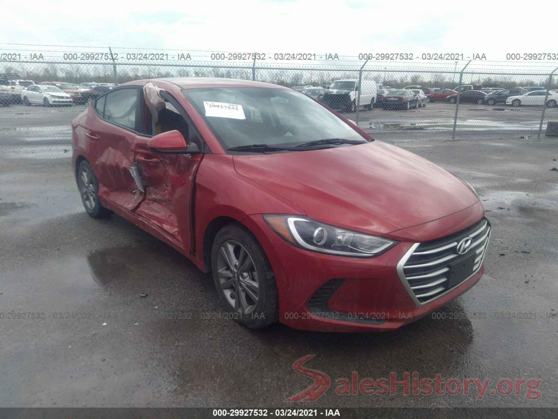 5NPD84LF2JH318837 2018 HYUNDAI ELANTRA