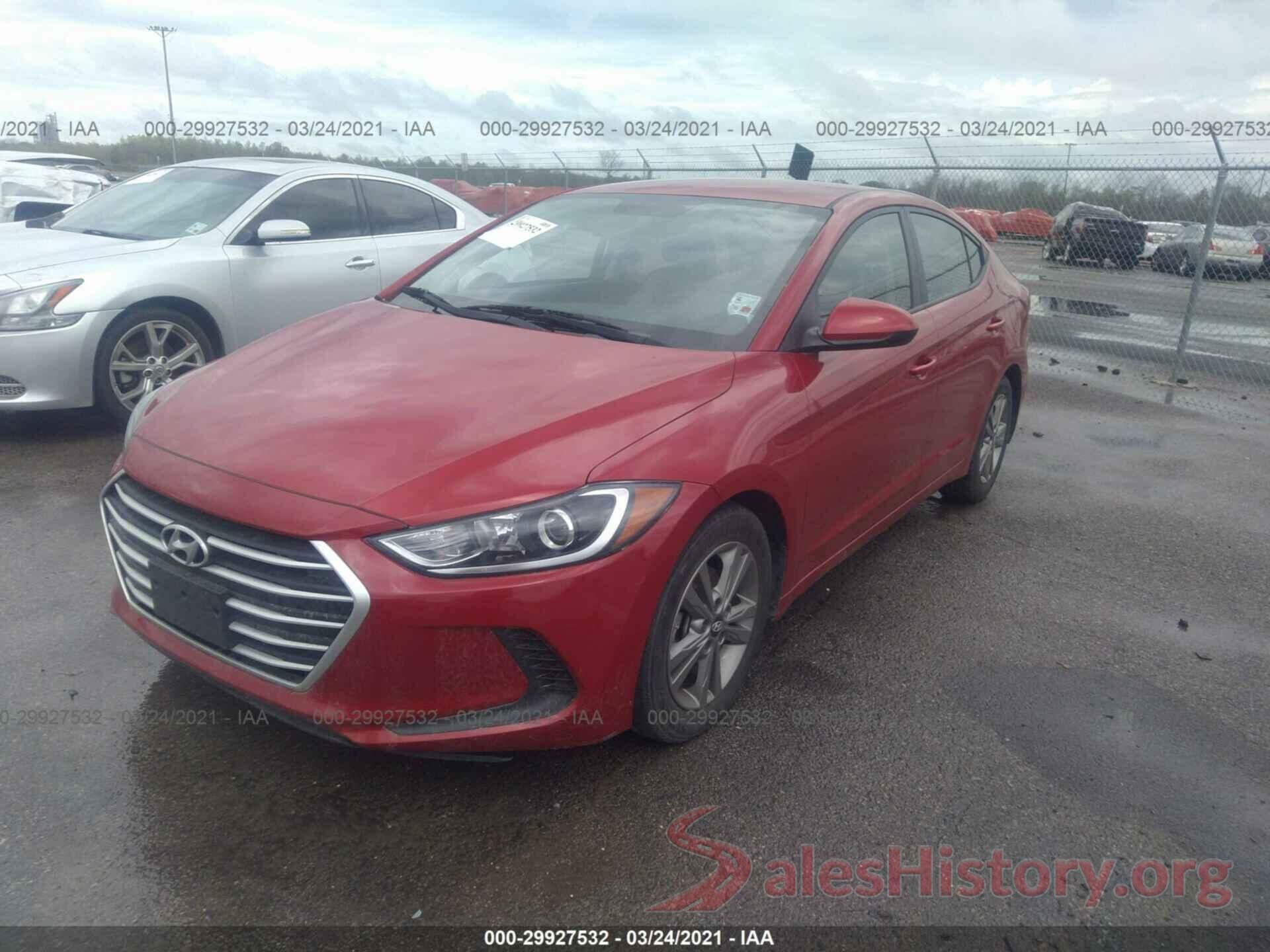 5NPD84LF2JH318837 2018 HYUNDAI ELANTRA