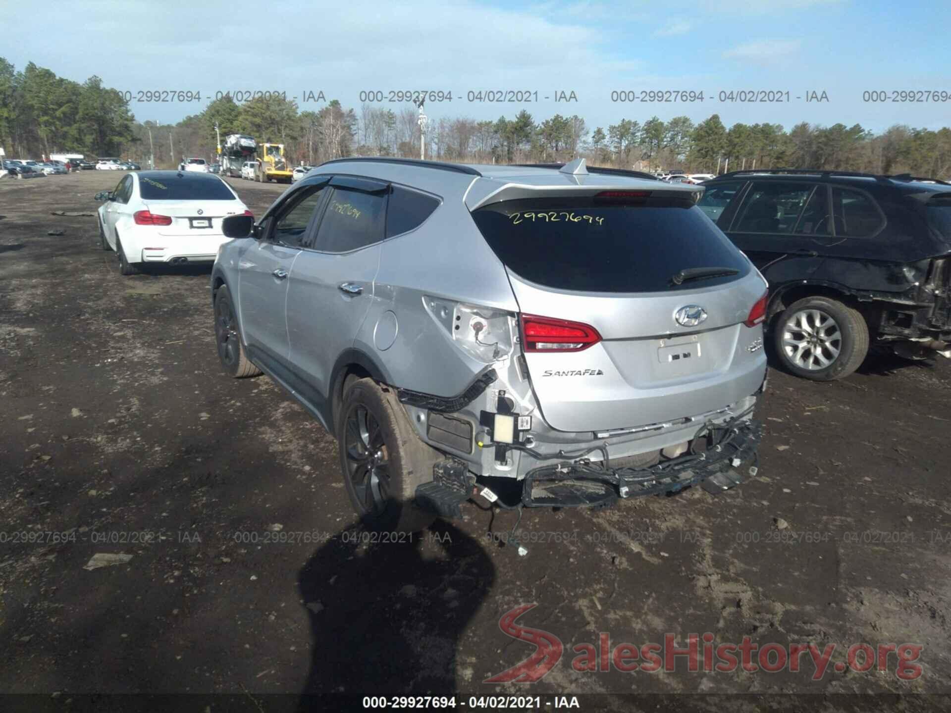 5XYZWDLA0HG409736 2017 HYUNDAI SANTA FE SPORT