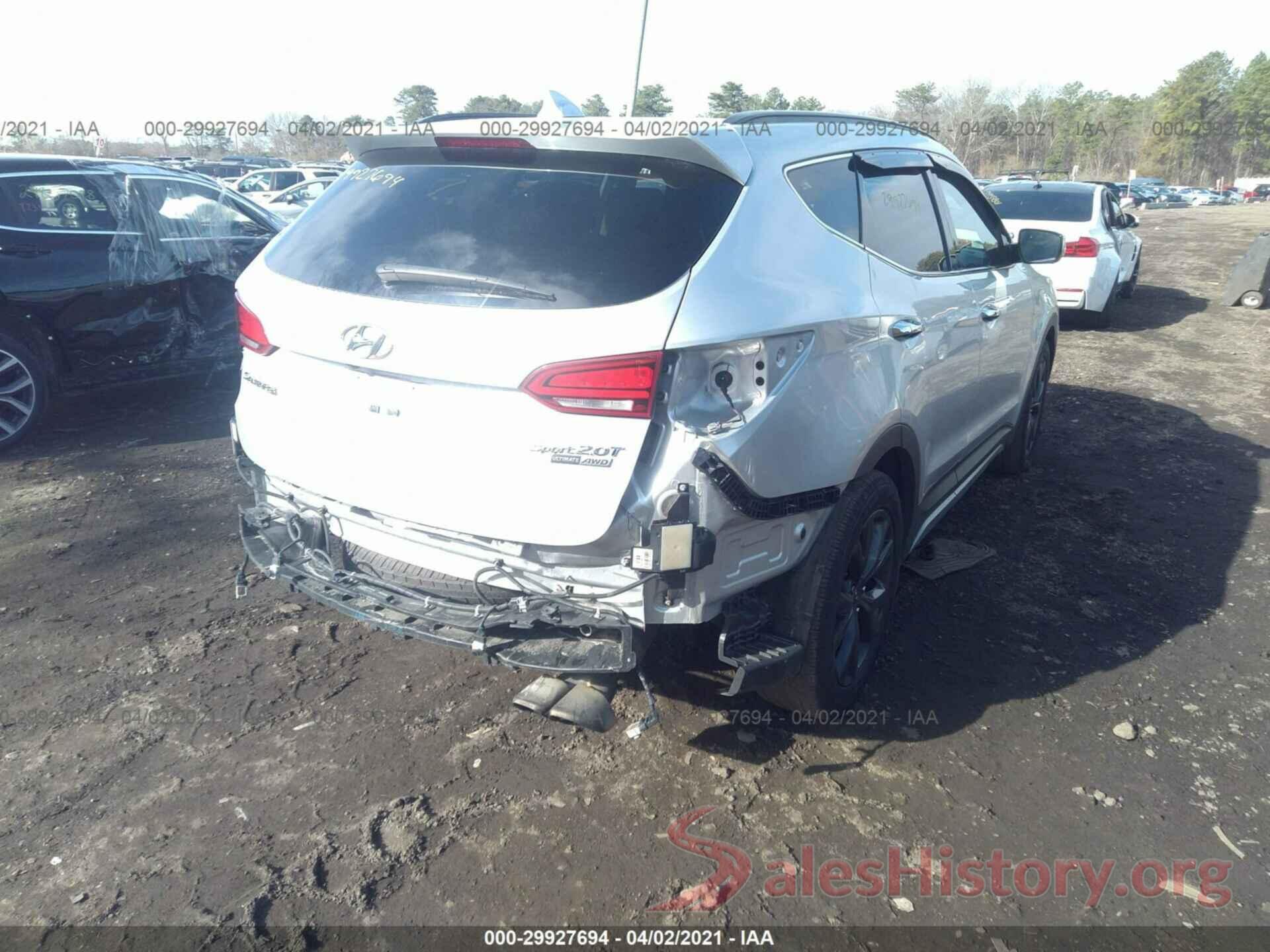 5XYZWDLA0HG409736 2017 HYUNDAI SANTA FE SPORT